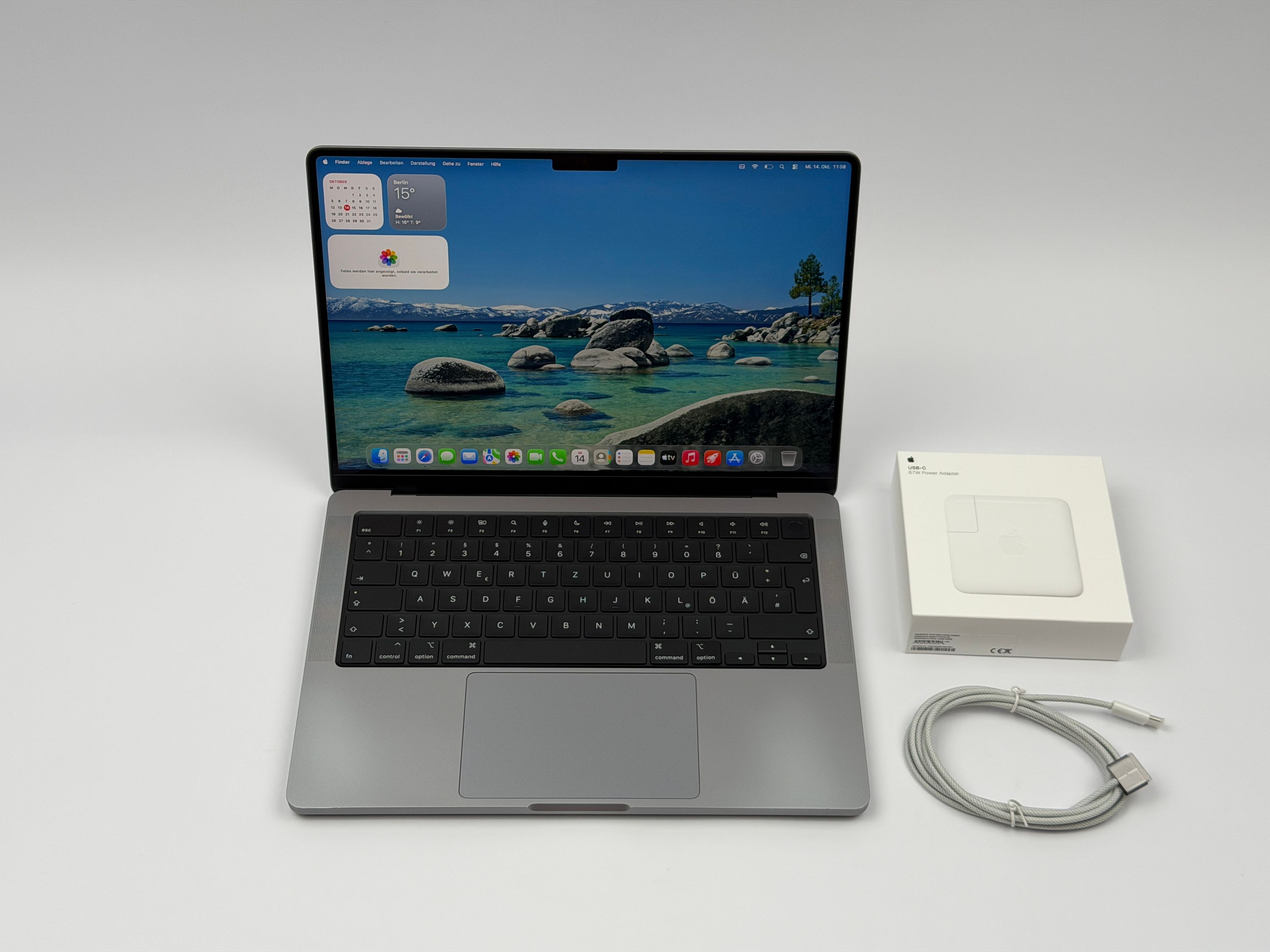 Apple MacBook Pro 14“ M1 PRO 10C CPU 16C GPU 1 TB SSD 32 GB Ram 2021 SPACE GREY