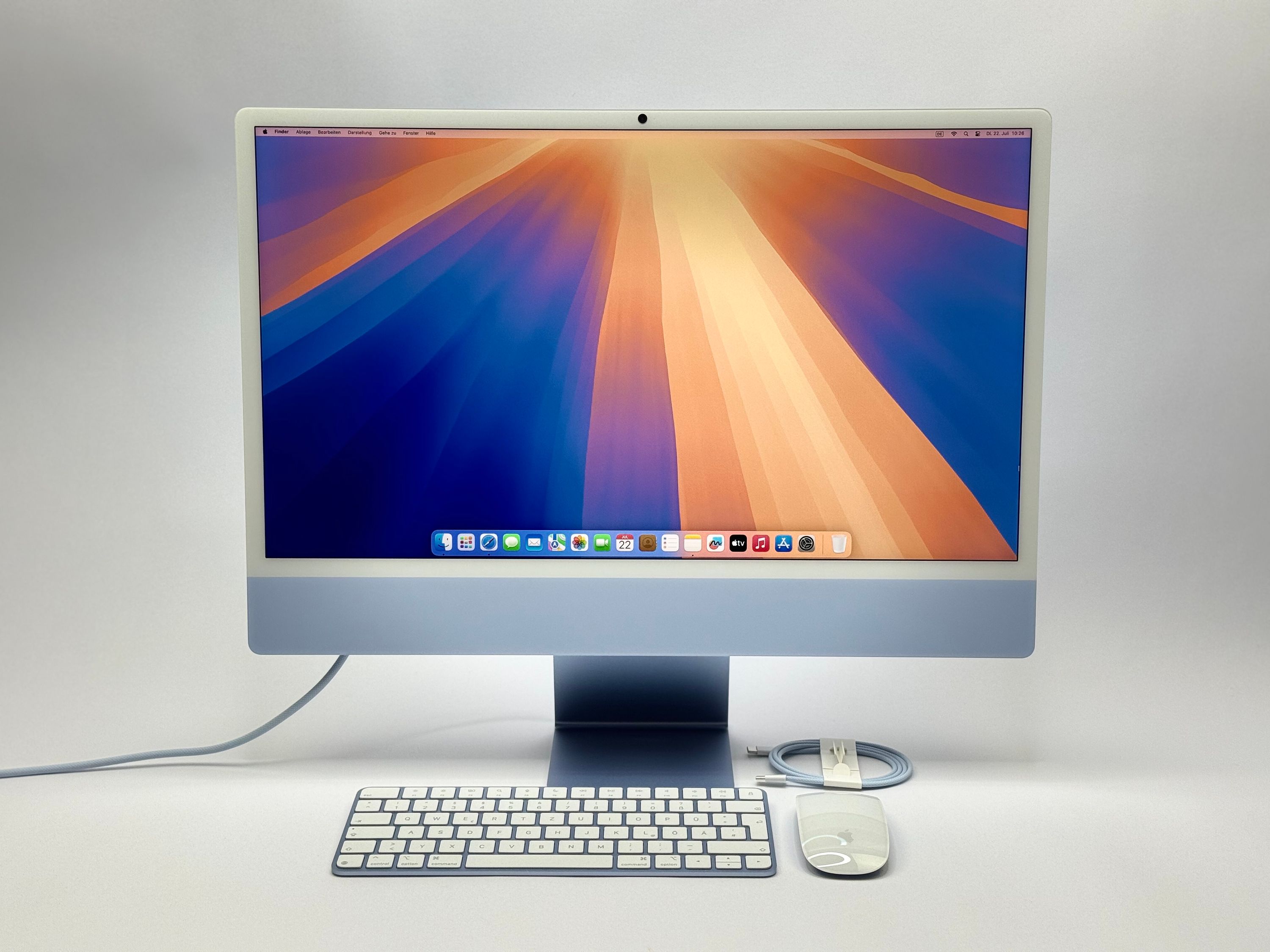 Apple iMac 24" M4 8-Core CPU 8-Core GPU 16 GB RAM 256 GB SSD BLAU 2024