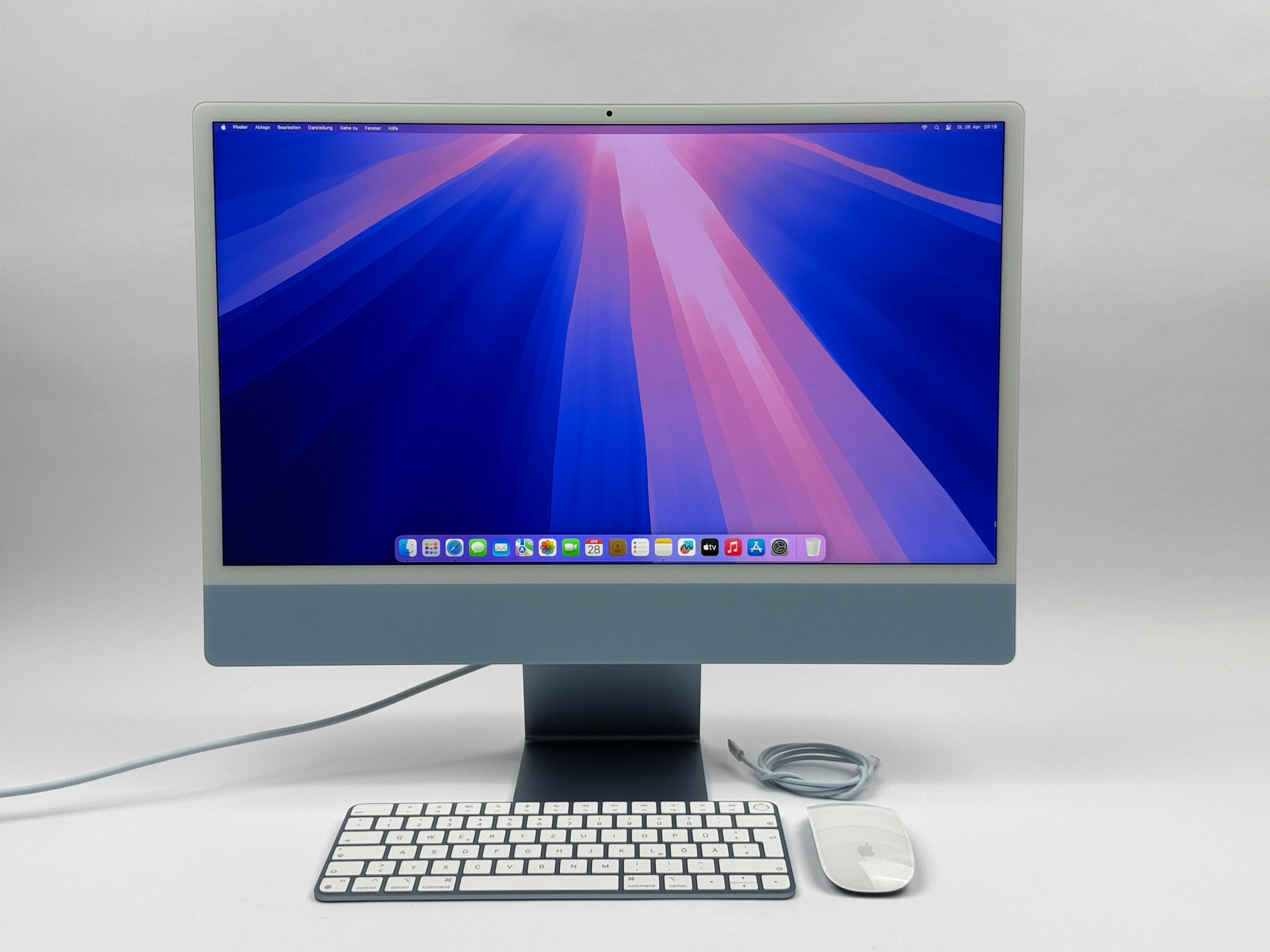Apple iMac 24" M1 8-Core CPU 8-Core GPU 8GB RAM 512 GB SSD BLAU