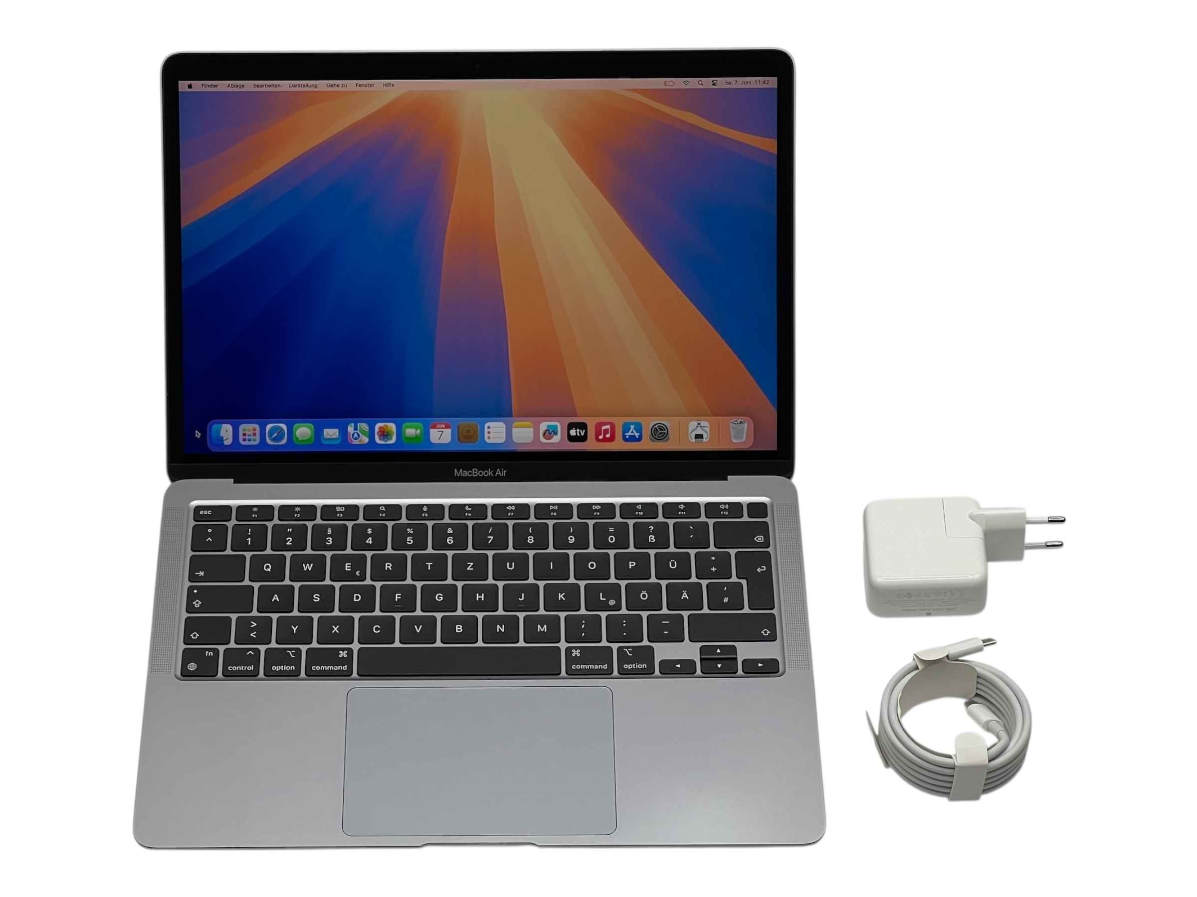 Apple MacBook Air 13,3“ M1 8C CPU 7C GPU 512 GB SSD 16 GB Ram 2020 SPACE GREY