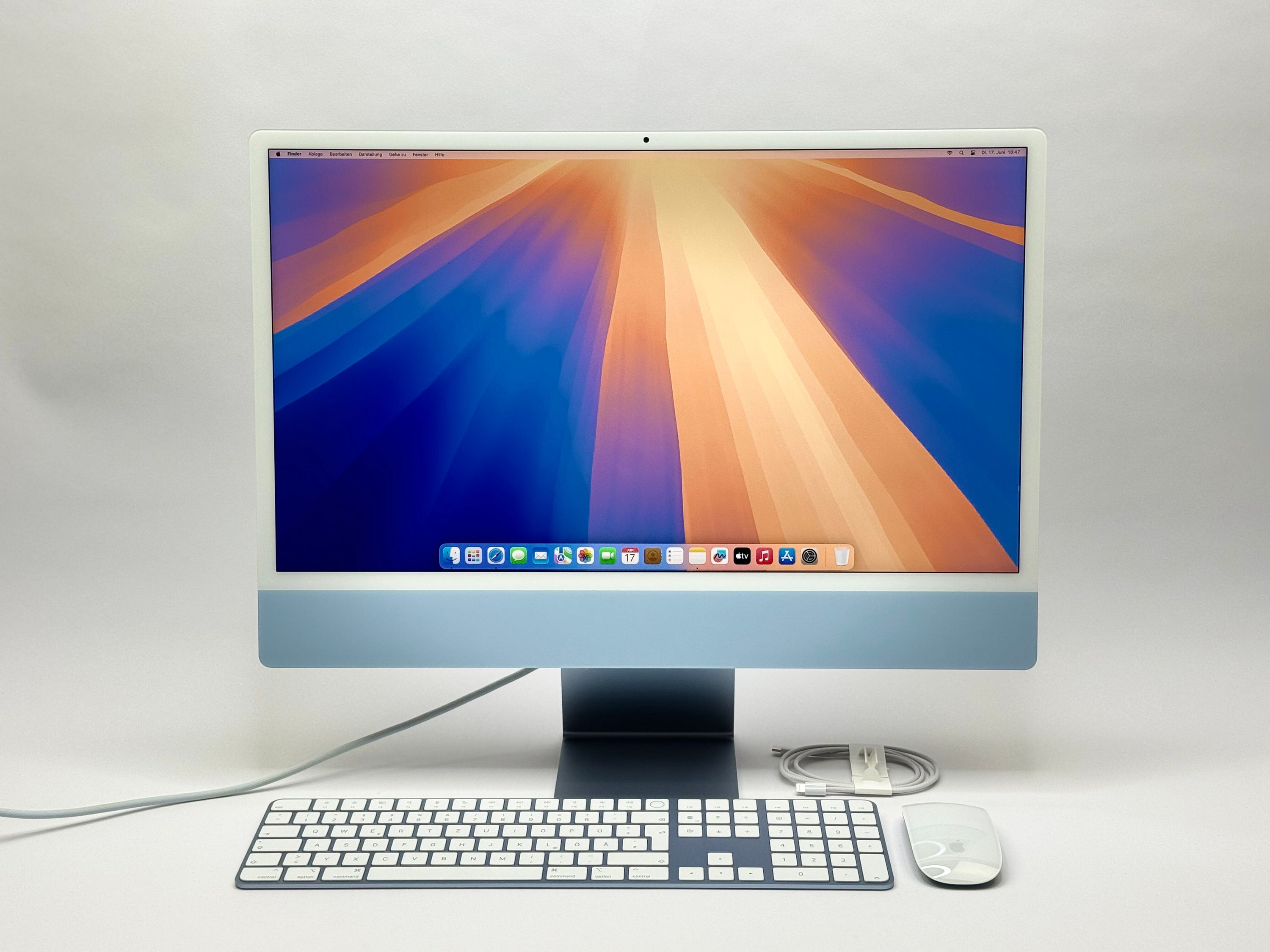 Apple iMac 24" M1 8-Core CPU 8-Core GPU 16 GB RAM 2 TB SSD blau