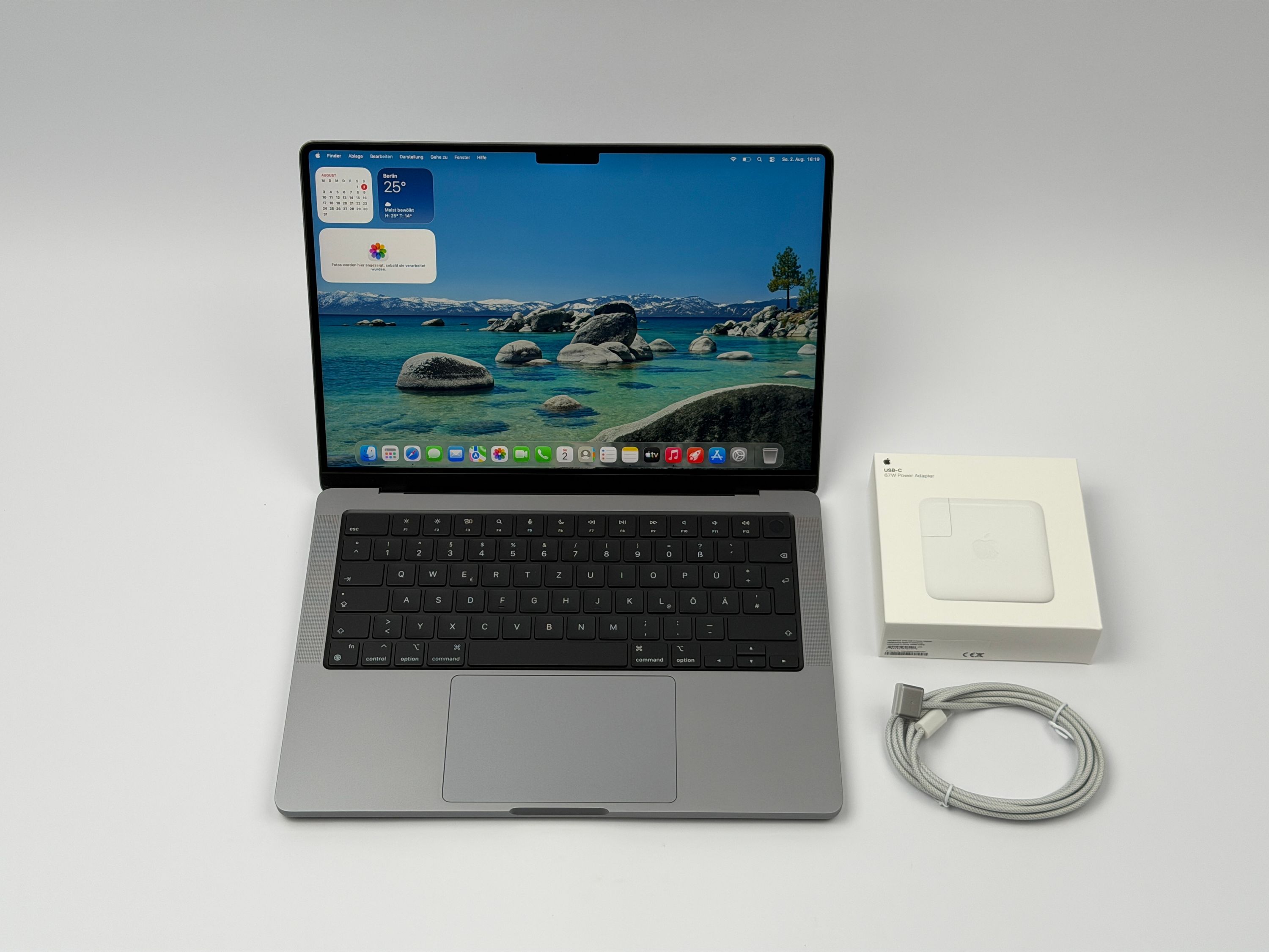 Apple MacBook Pro 14“ M1 PRO 8C CPU 14C GPU 512 GB SSD 16 GB Ram 2021 SPACE GREY