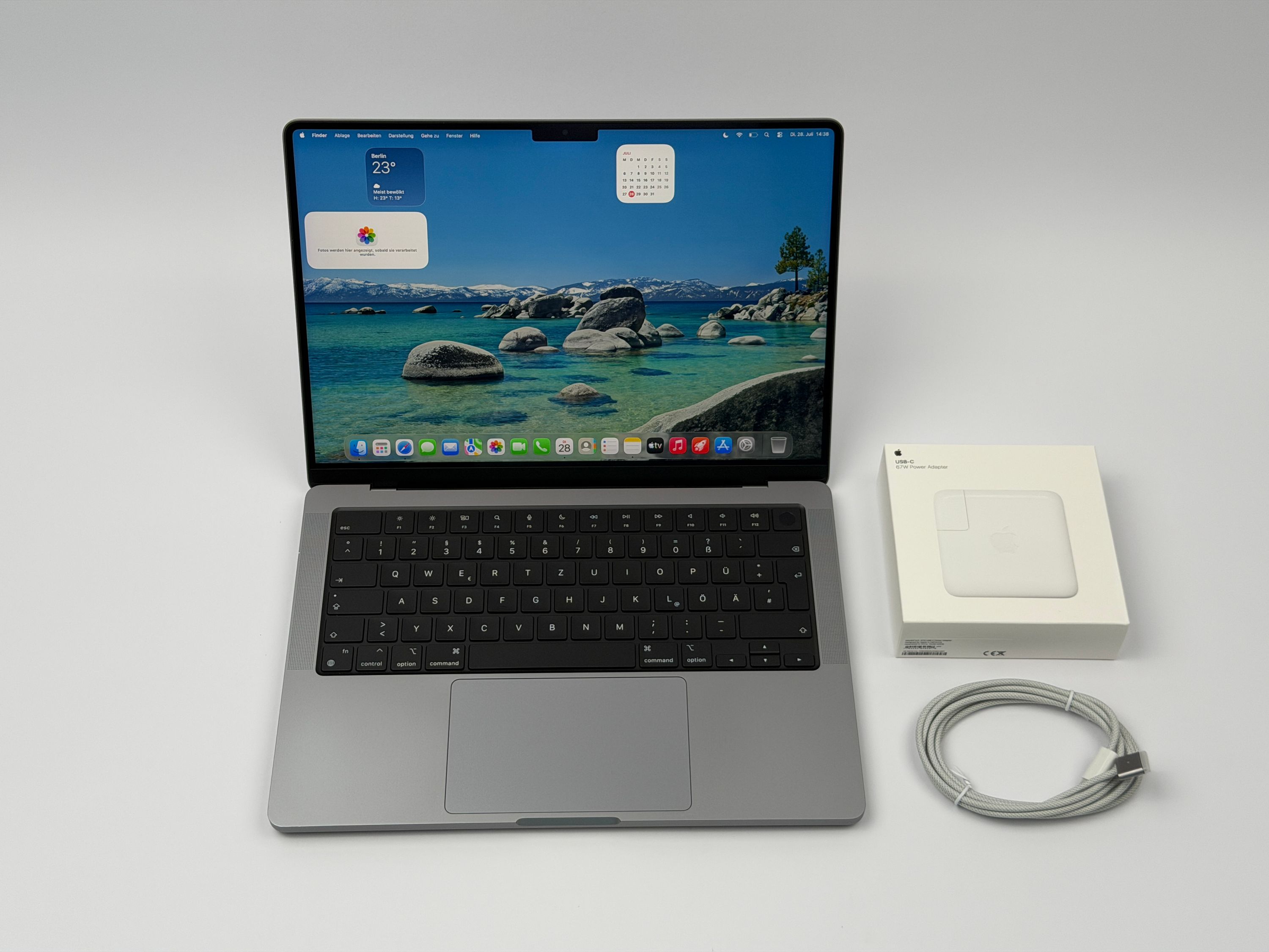 Apple MacBook Pro 14“ M1 PRO 8C CPU 14C GPU 512 GB SSD 16 GB Ram 2021 SPACE GREY