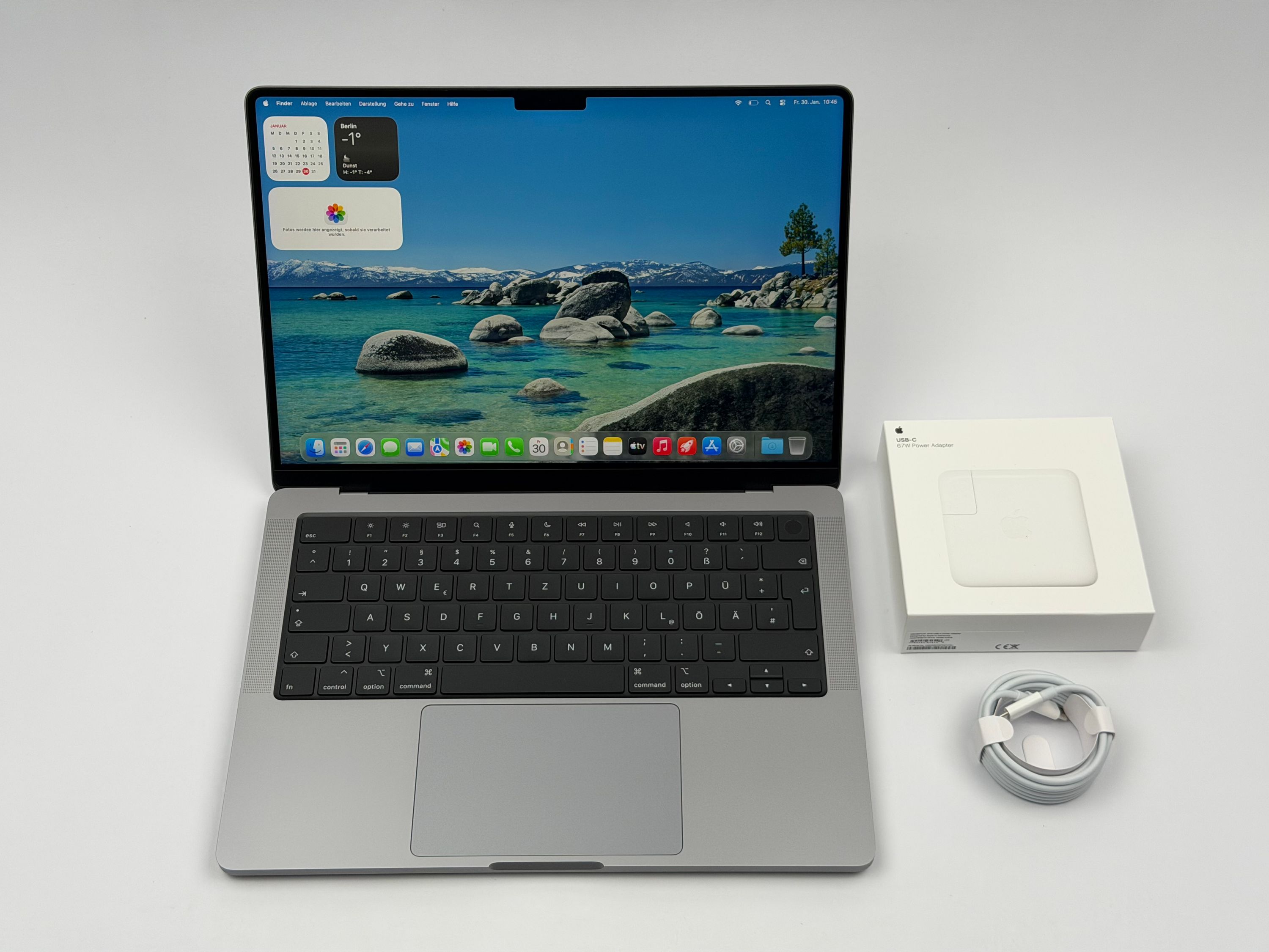 Apple MacBook Pro 14“ M1 PRO 8C CPU 14C GPU 512 GB SSD 16 GB Ram 2021 SPACE GREY