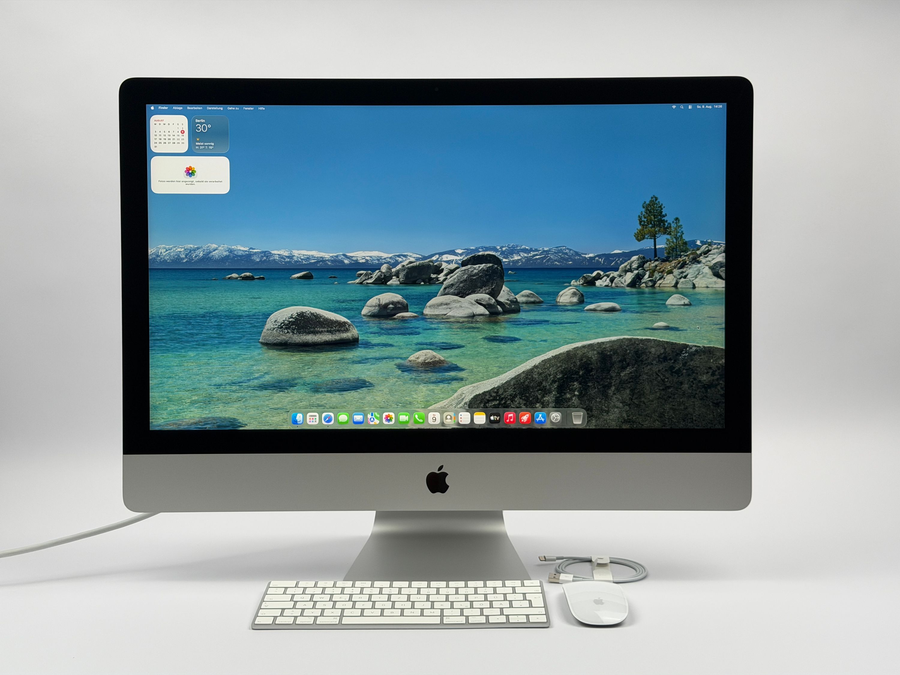 Apple iMac Retina 5K 27“ 6-Core i5 3,3 Ghz 16 GB Ram 2 TB SSD RP 5300 SILBER 2020