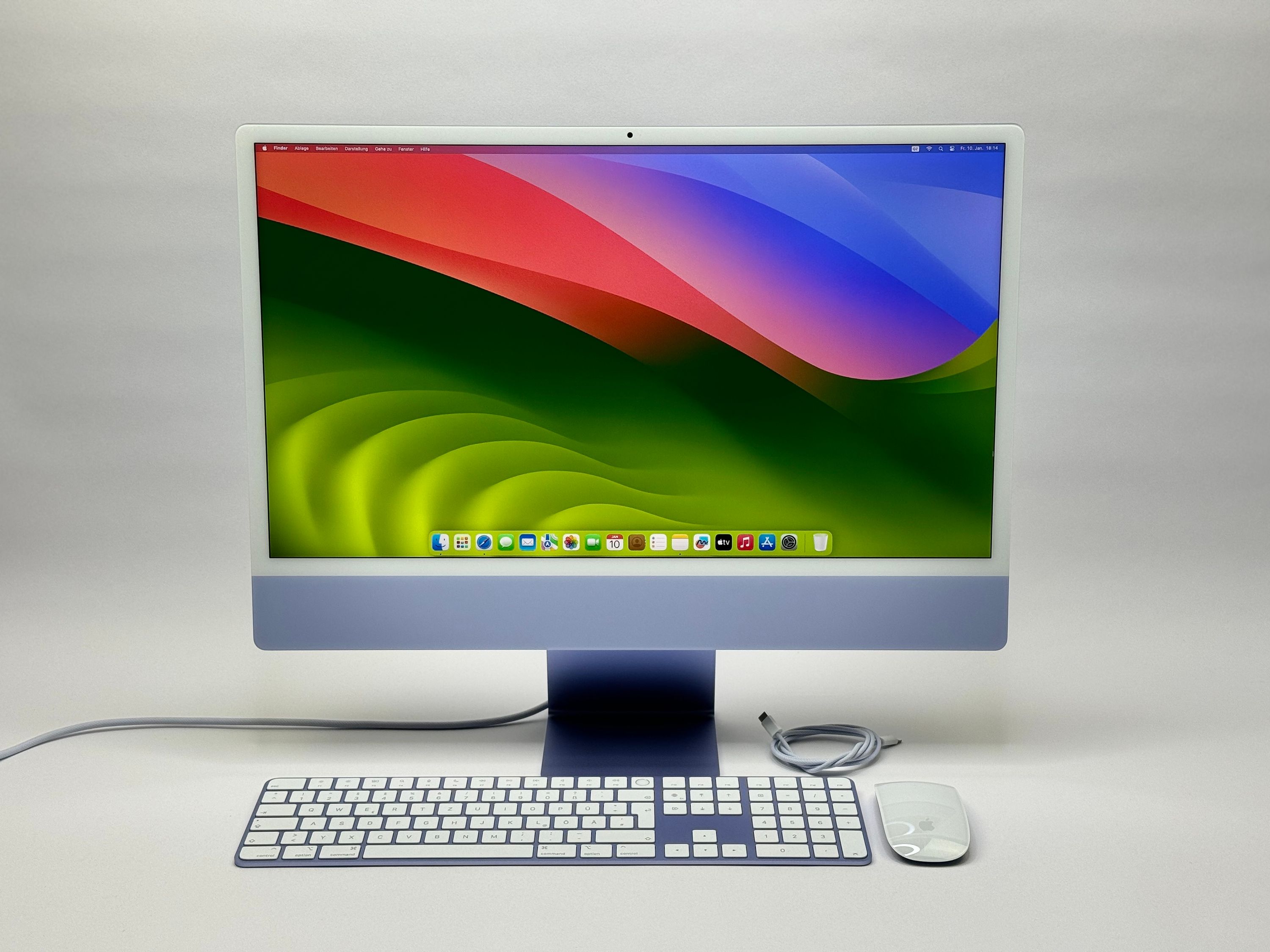 Apple iMac 24" M1 8-Core CPU 8-Core GPU 16 GB RAM 2 TB SSD violett
