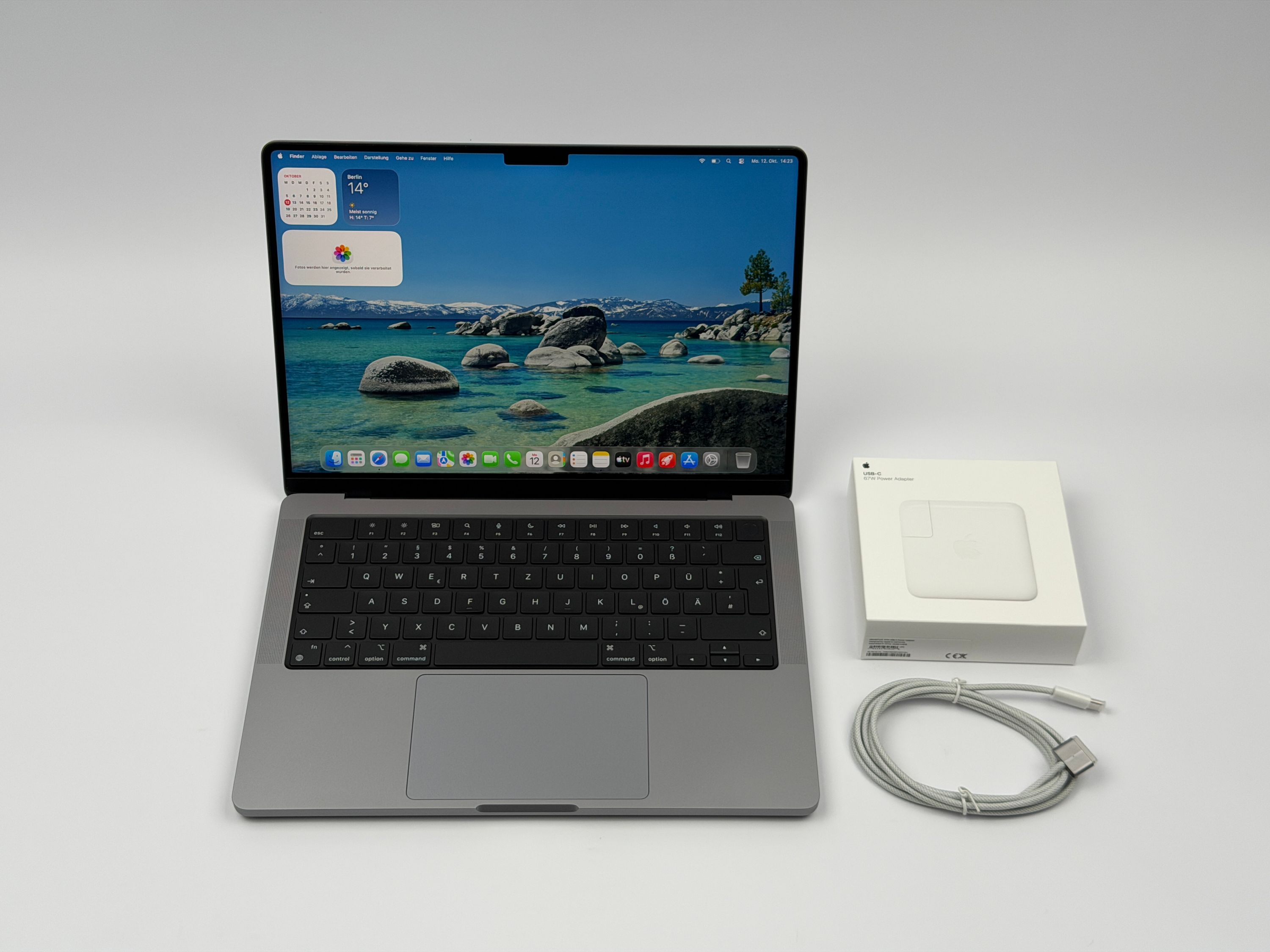 Apple MacBook Pro 14“ M1 PRO 8C CPU 14C GPU 512 GB SSD 16 GB Ram 2021 SPACE GREY