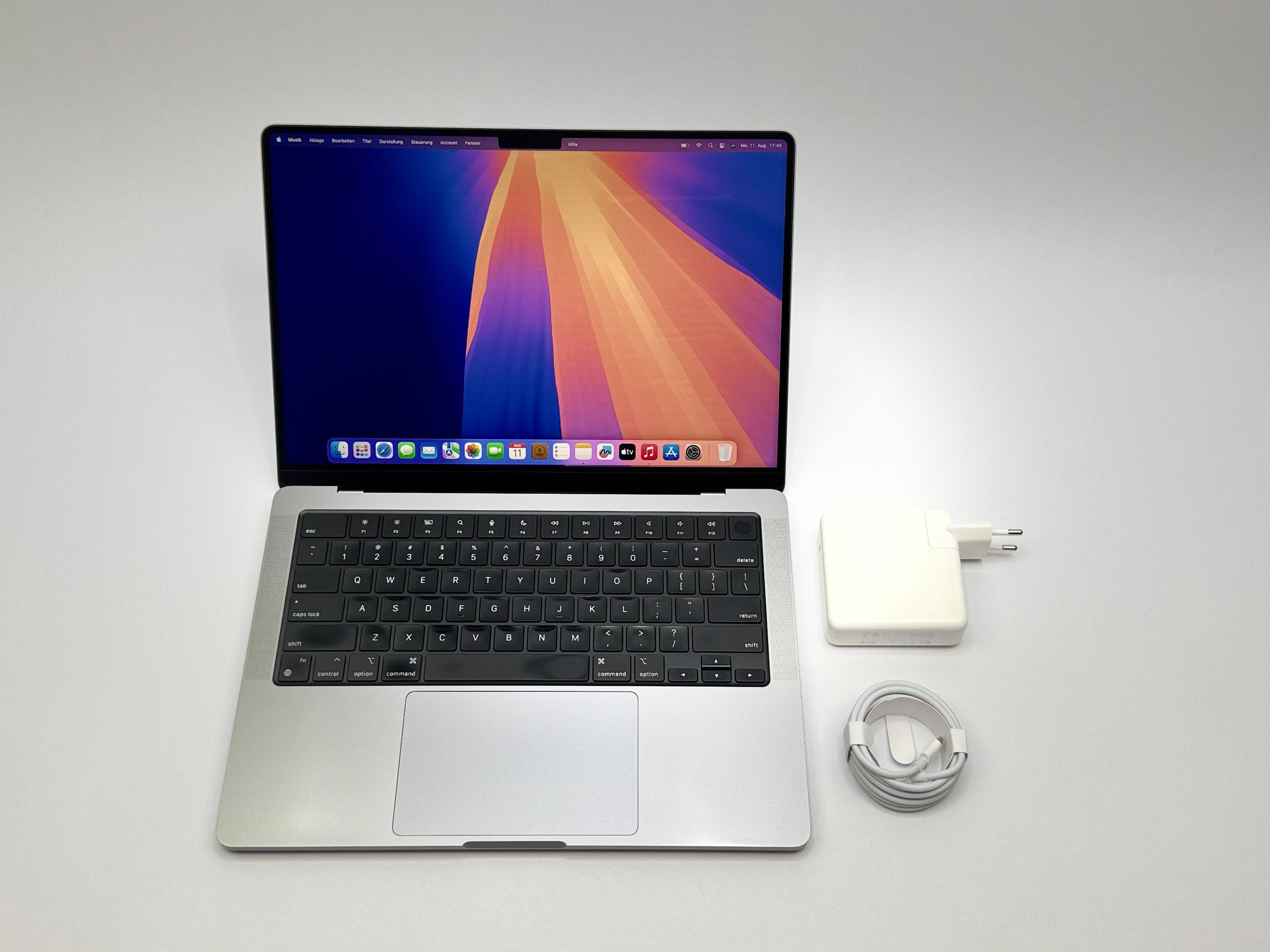 Apple MacBook Pro 14“ M1 PRO 10C CPU 16C GPU 512 GB SSD 32 GB Ram 2021 SPACE GREY QWERTY