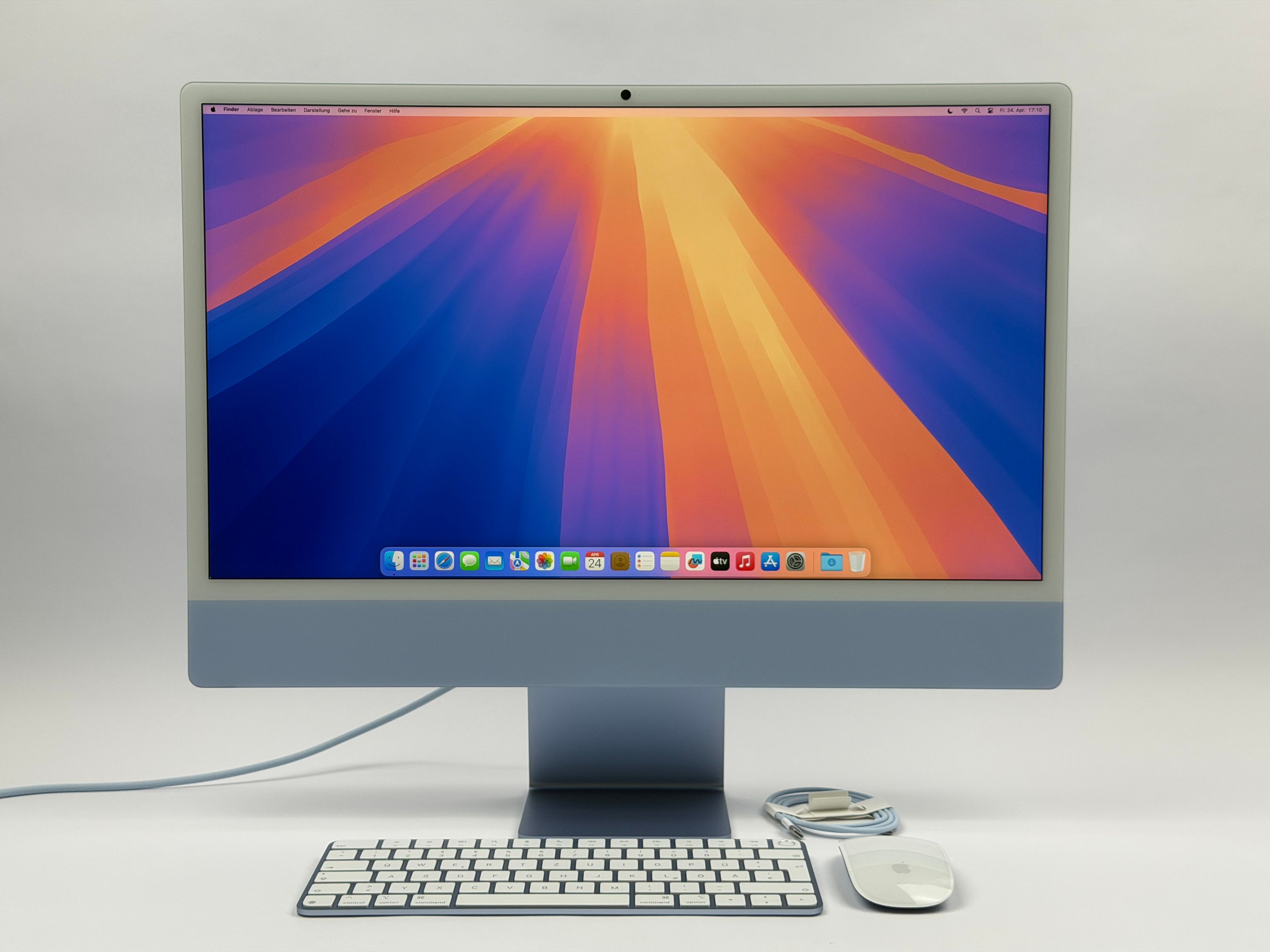 Apple iMac 24" M4 10-Core CPU 10-Core GPU 16 GB RAM 256 GB SSD BLAU 2024