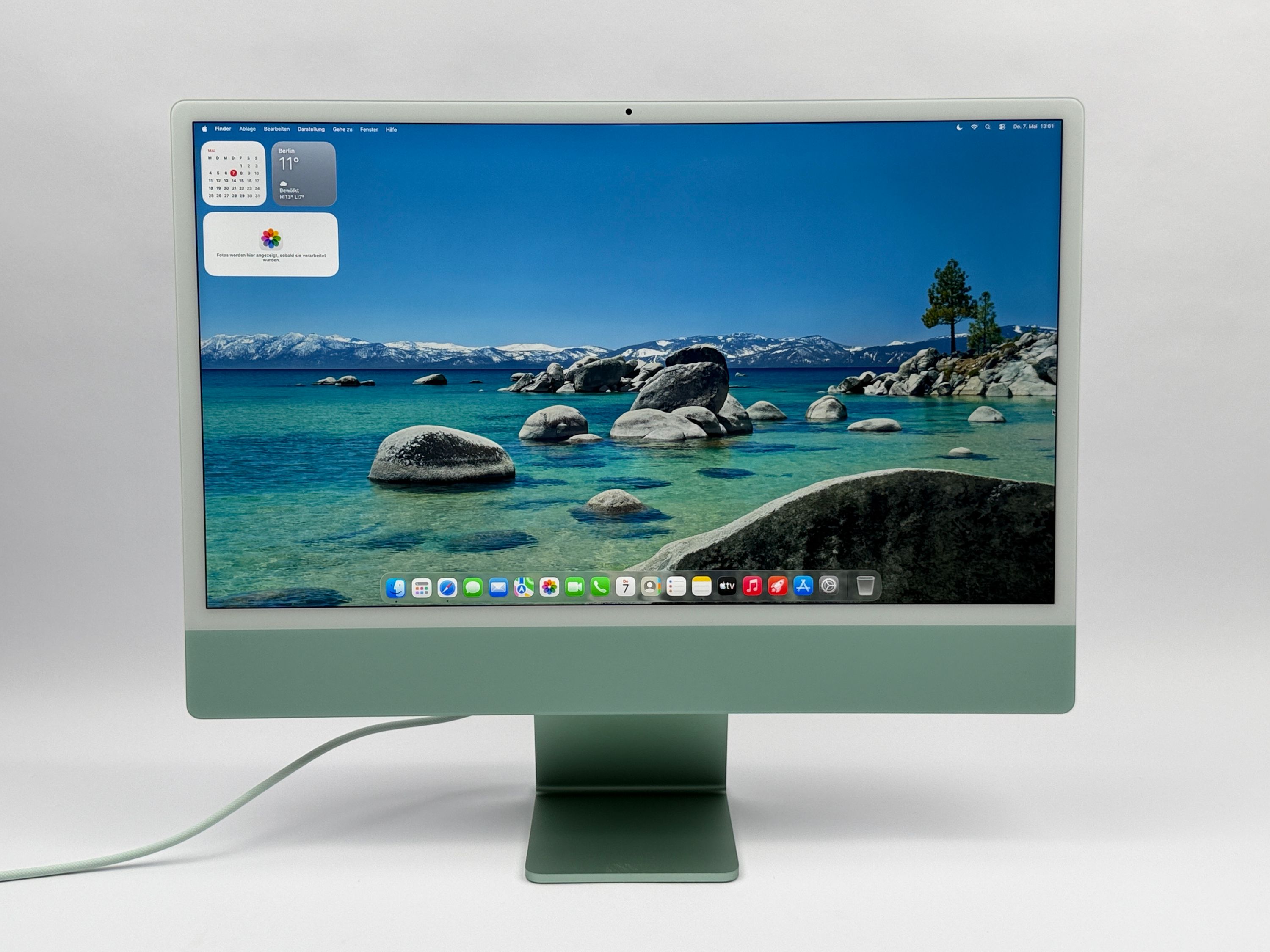 Apple iMac 24" M1 8-Core CPU 8-Core GPU 16 GB RAM 256 GB SSD Grün