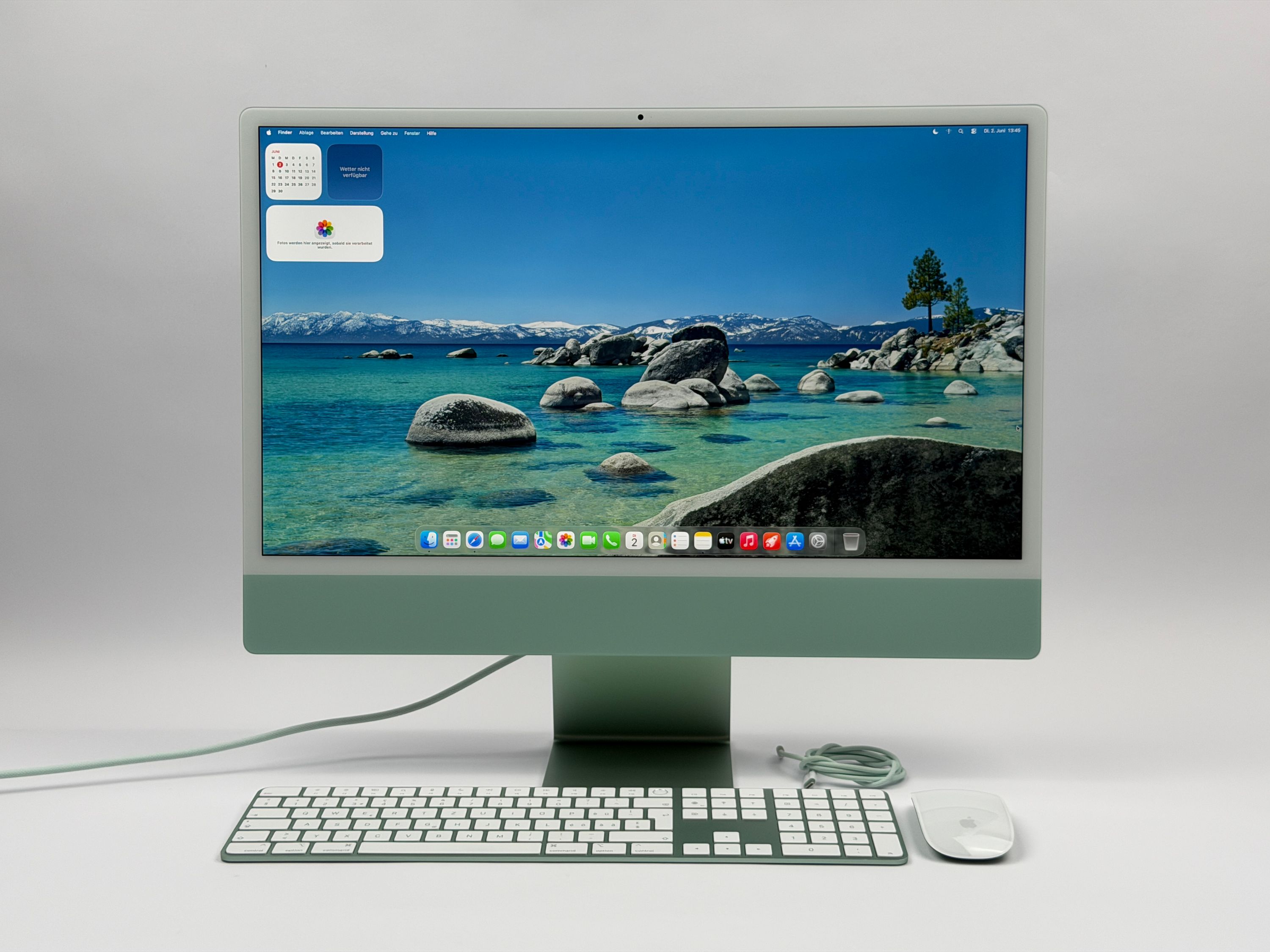 Apple iMac 24" M1 8-Core CPU 8-Core GPU 16 GB RAM 256 GB SSD Grün