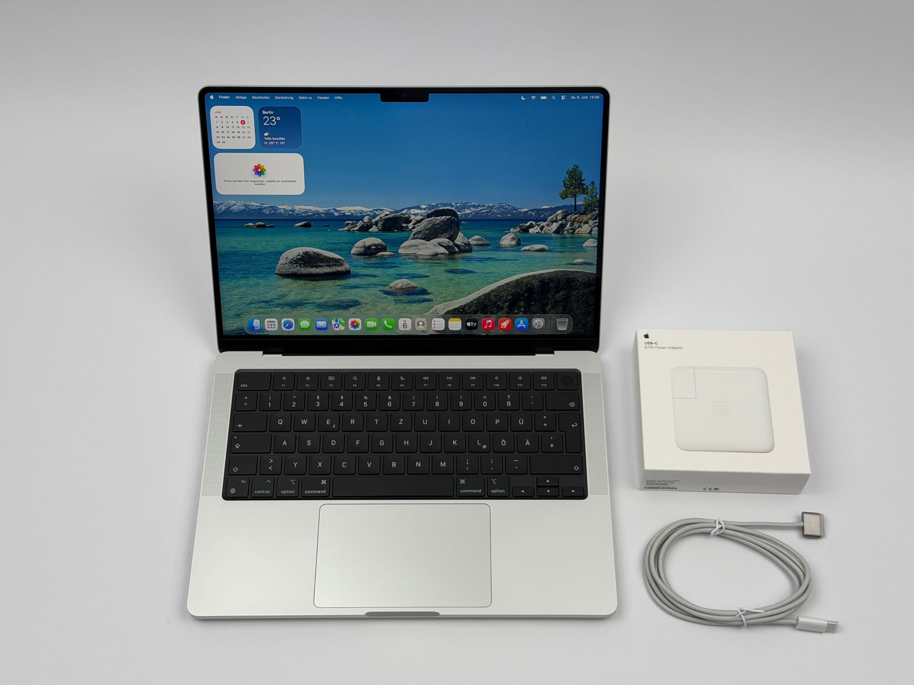 Apple MacBook Pro 14“ M2 PRO 10C CPU 16C GPU 512 GB SSD 16 GB Ram 2023 SILBER