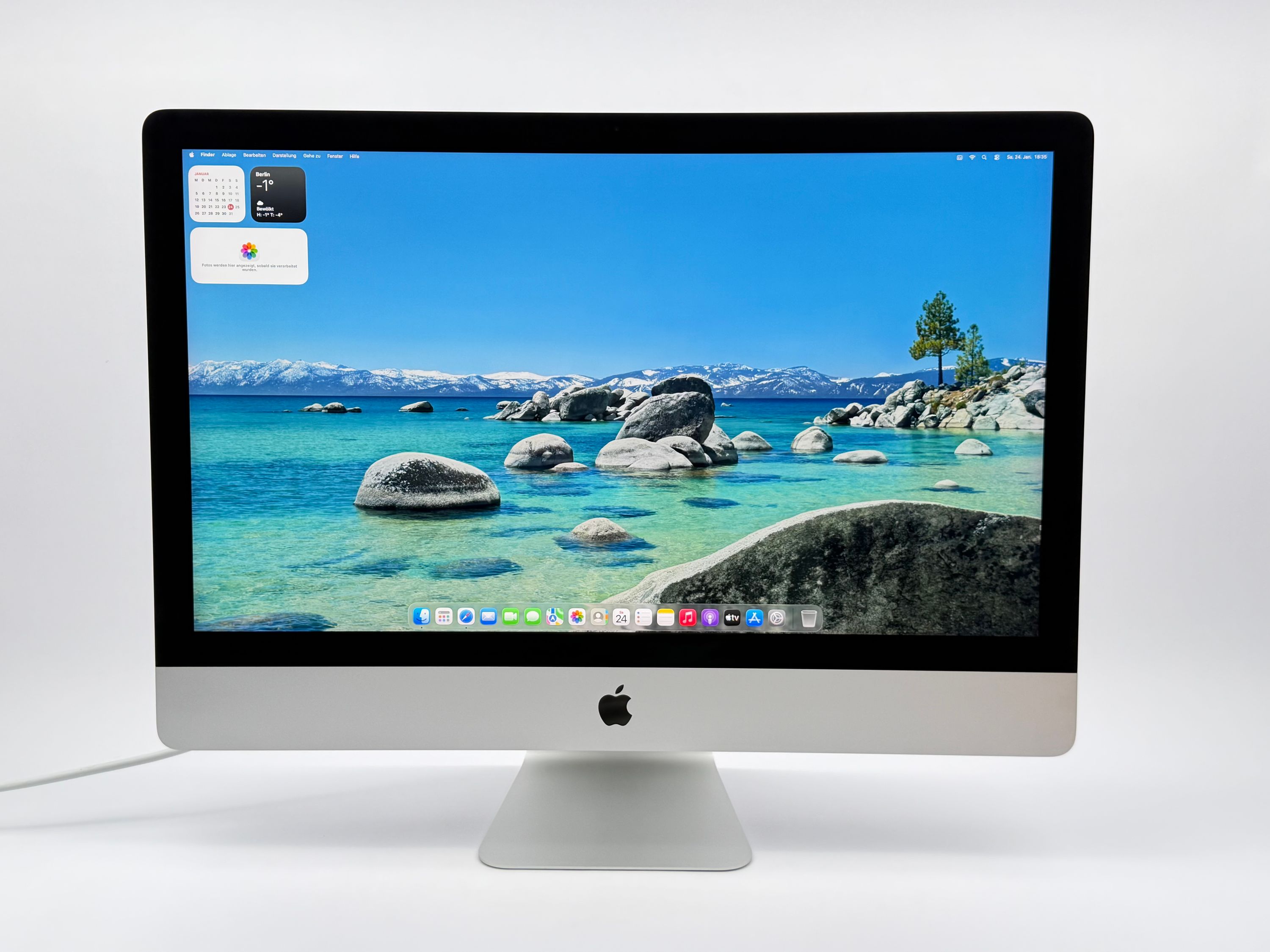 Apple iMac Retina 5K 27“ 8-Core i7 3,8 Ghz 32 GB Ram 512 GB SSD RP 5500 XT SILBER 2020