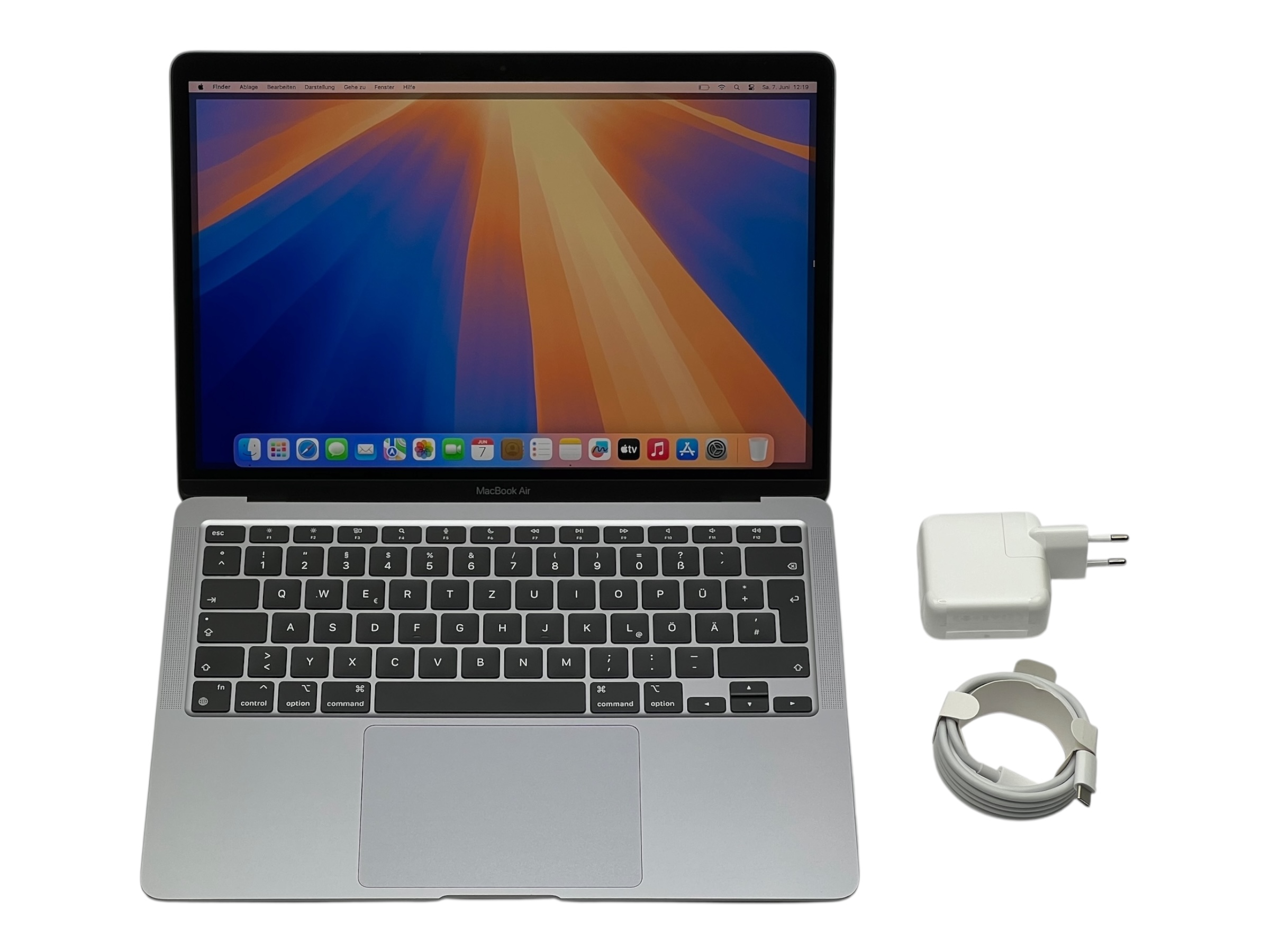 Apple MacBook Air 13,3“ M1 8C CPU 7C GPU 512 GB SSD 16 GB Ram 2020 SPACE GREY