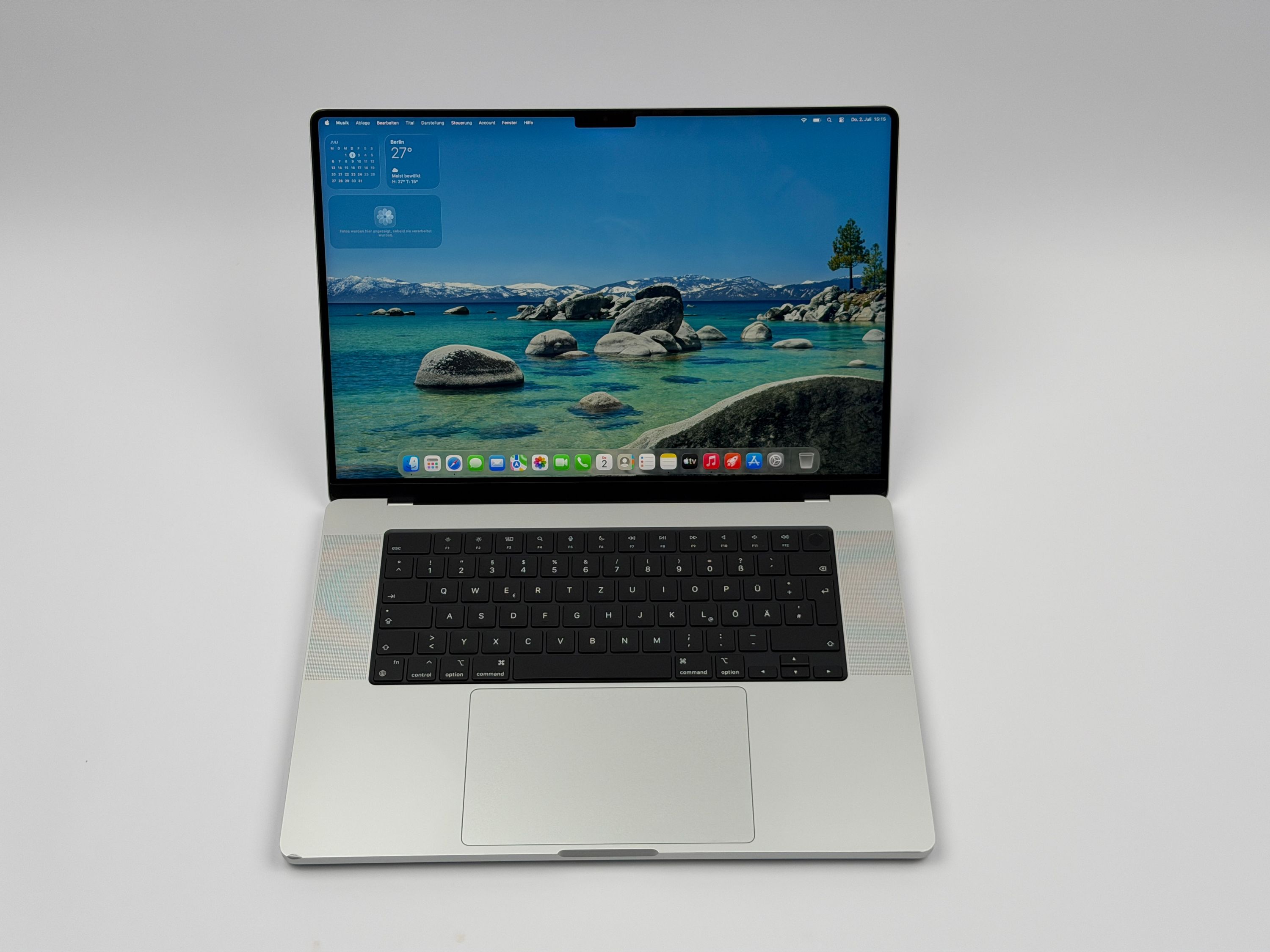 Apple MacBook Pro 16“ M1 MAX 10C CPU 24C GPU 512 GB SSD 32 GB Ram 2021 SILBER