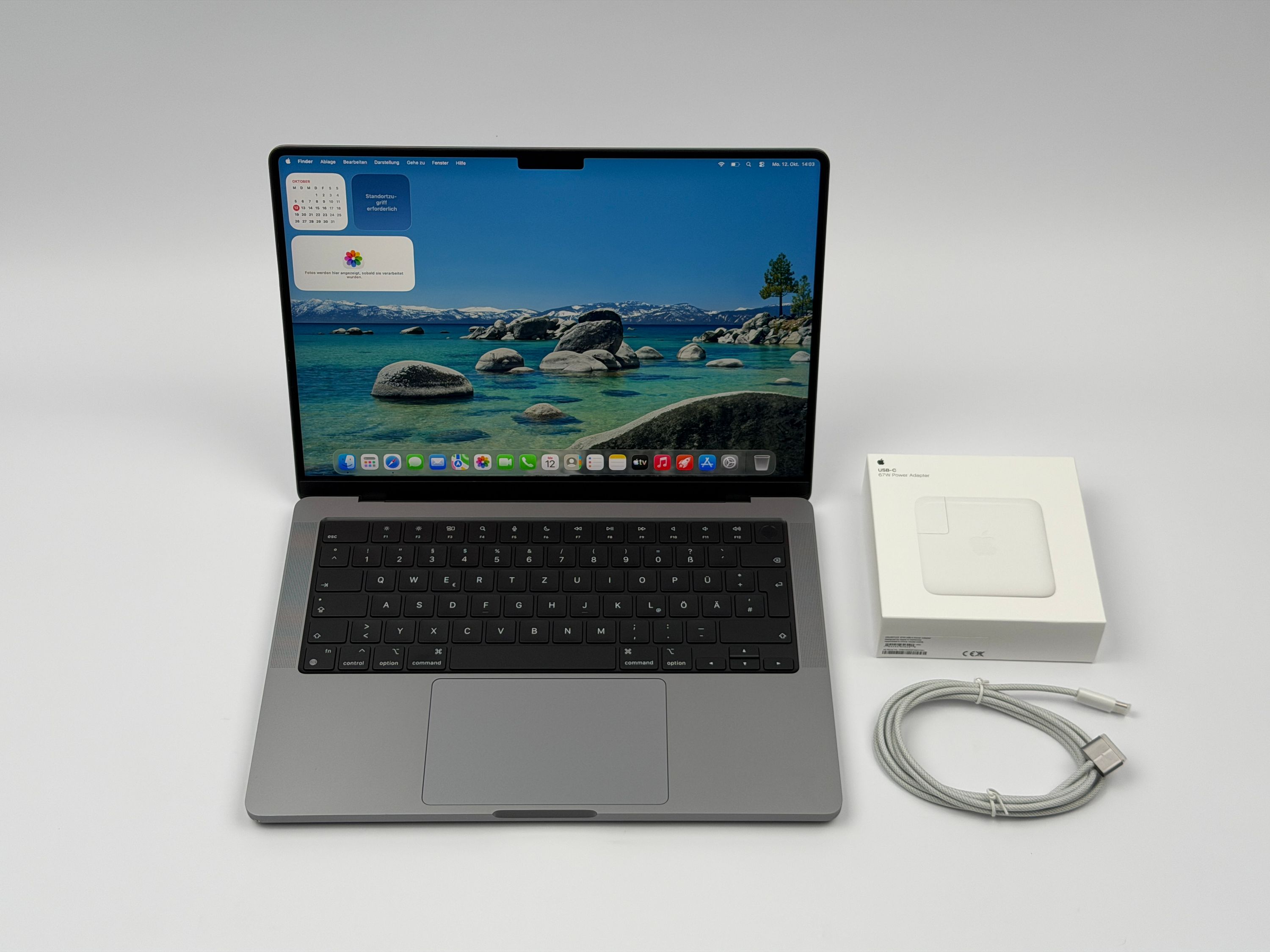 Apple MacBook Pro 14“ M1 PRO 10C CPU 16C GPU 1 TB SSD 16 GB Ram 2021 SPACE GREY