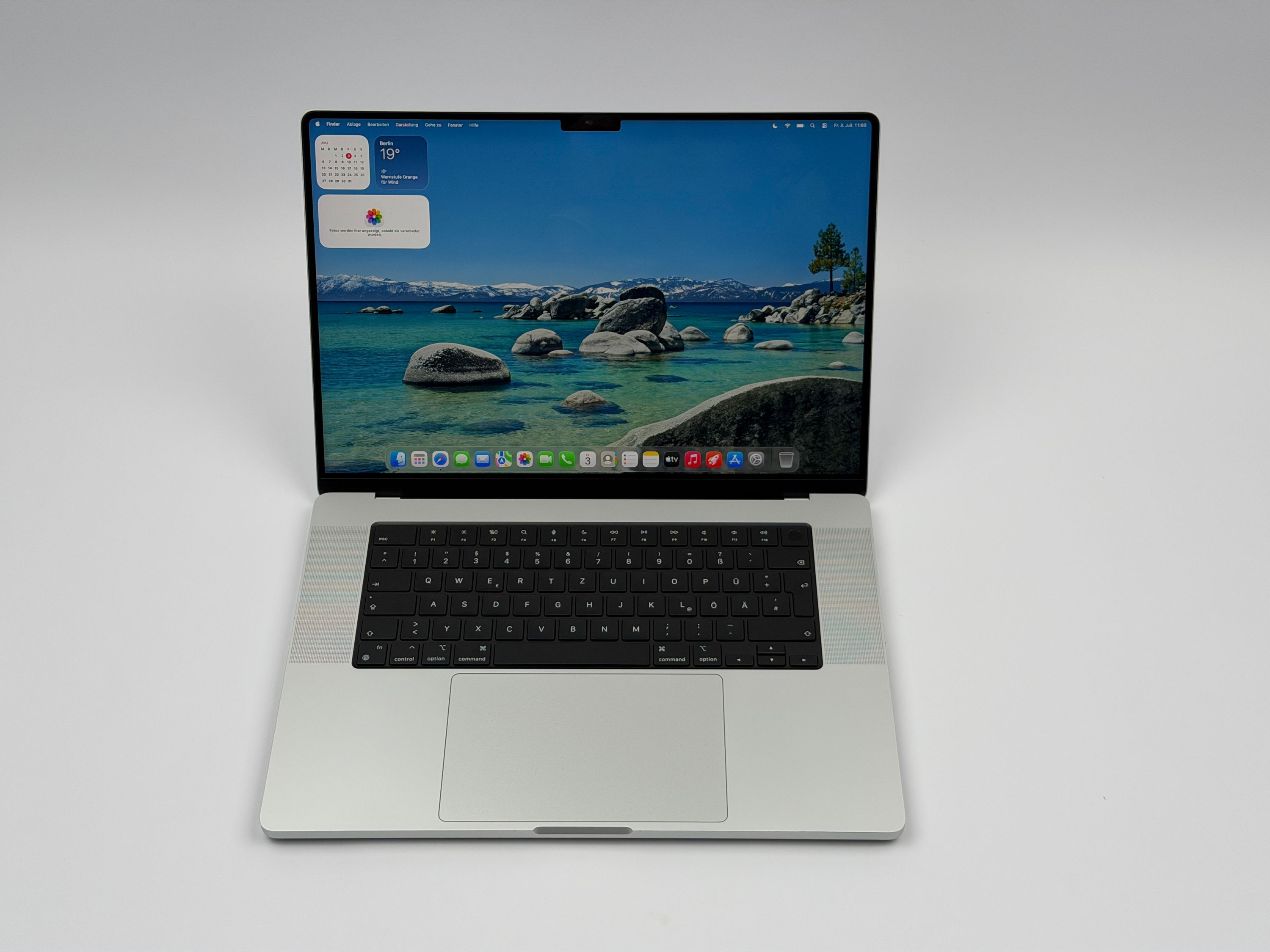 Apple MacBook Pro 16“ M1 MAX 10C CPU 24C GPU 512 GB SSD 32 GB Ram 2021 SILBER