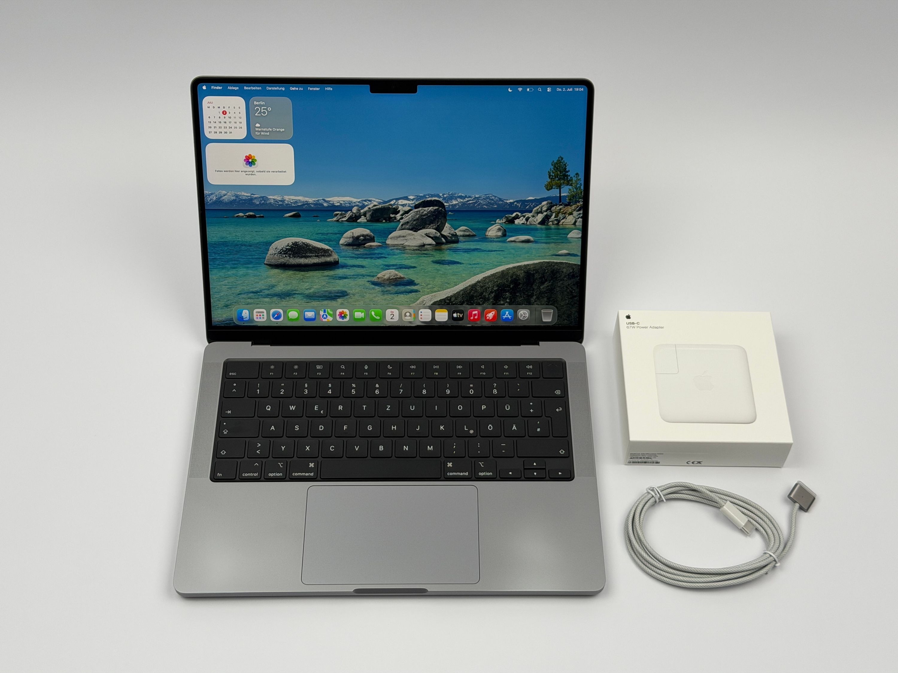 Apple MacBook Pro 14“ M2 PRO 10C CPU 16C GPU 512 GB SSD 16 GB Ram 2023 SPACE GREY
