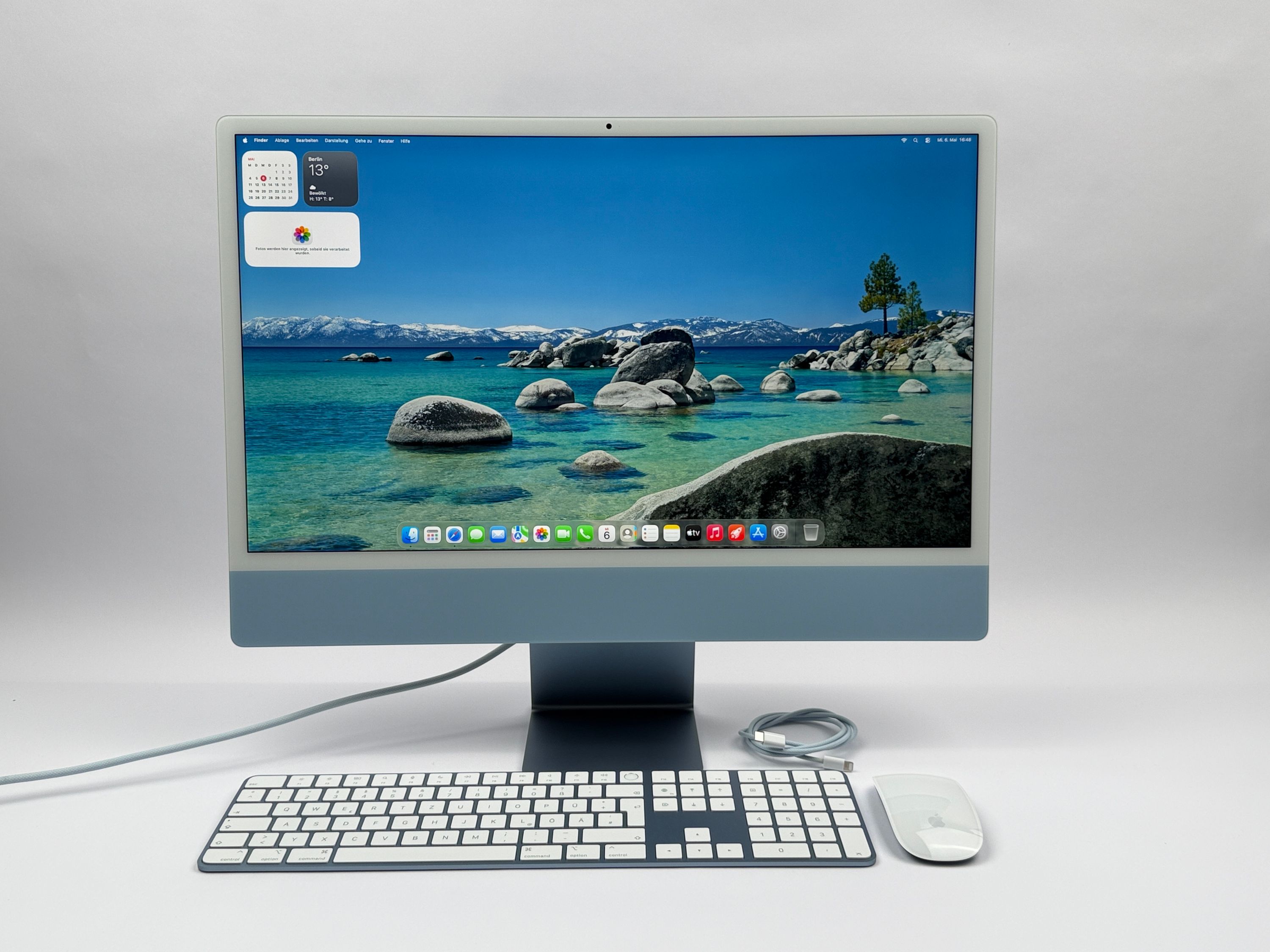 Apple iMac 24" M1 8-Core CPU 8-Core GPU 16 GB RAM 2 TB SSD blau