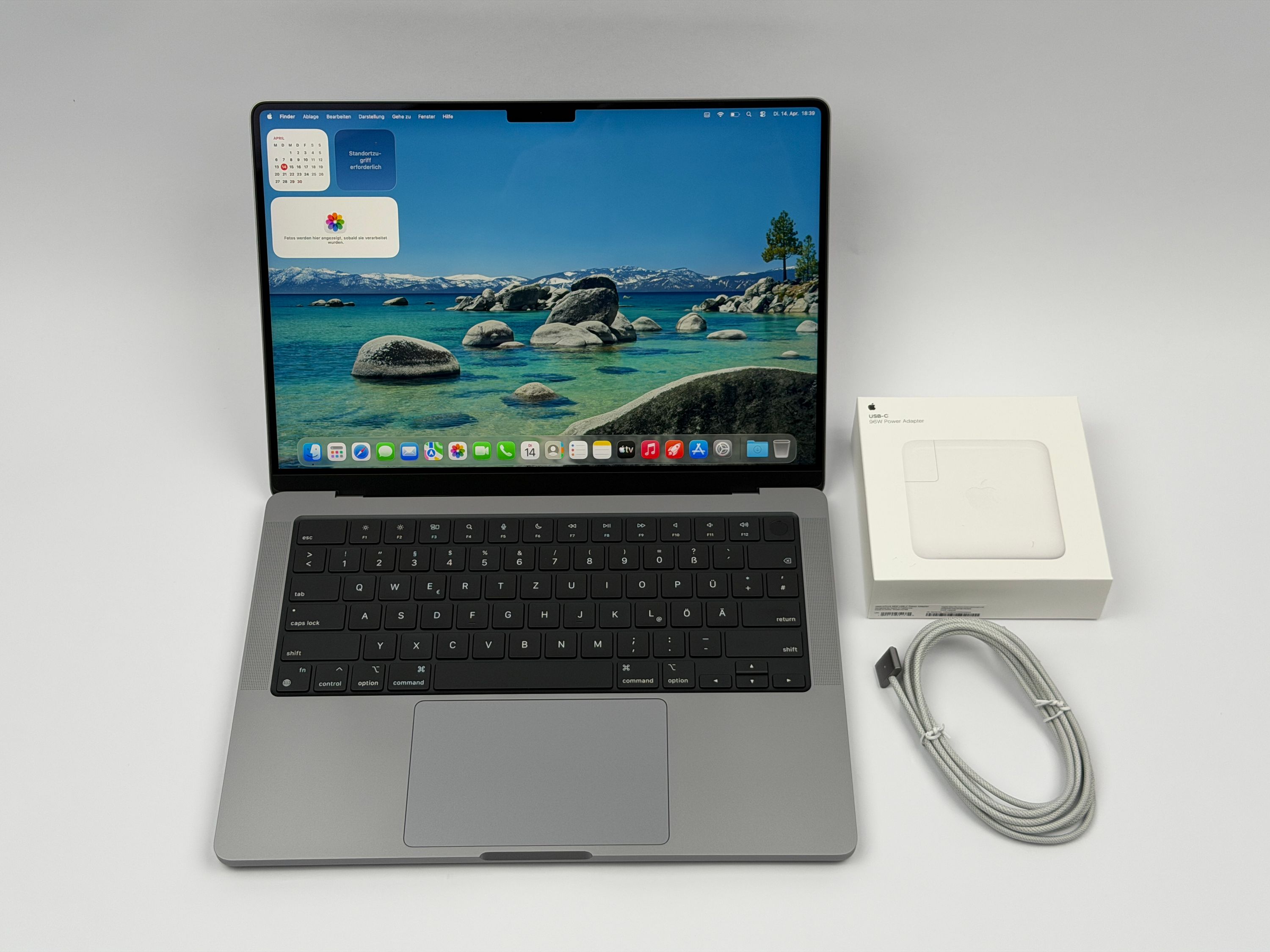 Apple MacBook Pro 14“ M1 PRO 10C CPU 16C GPU 512 GB SSD 32 GB Ram 2021 SPACE GREY