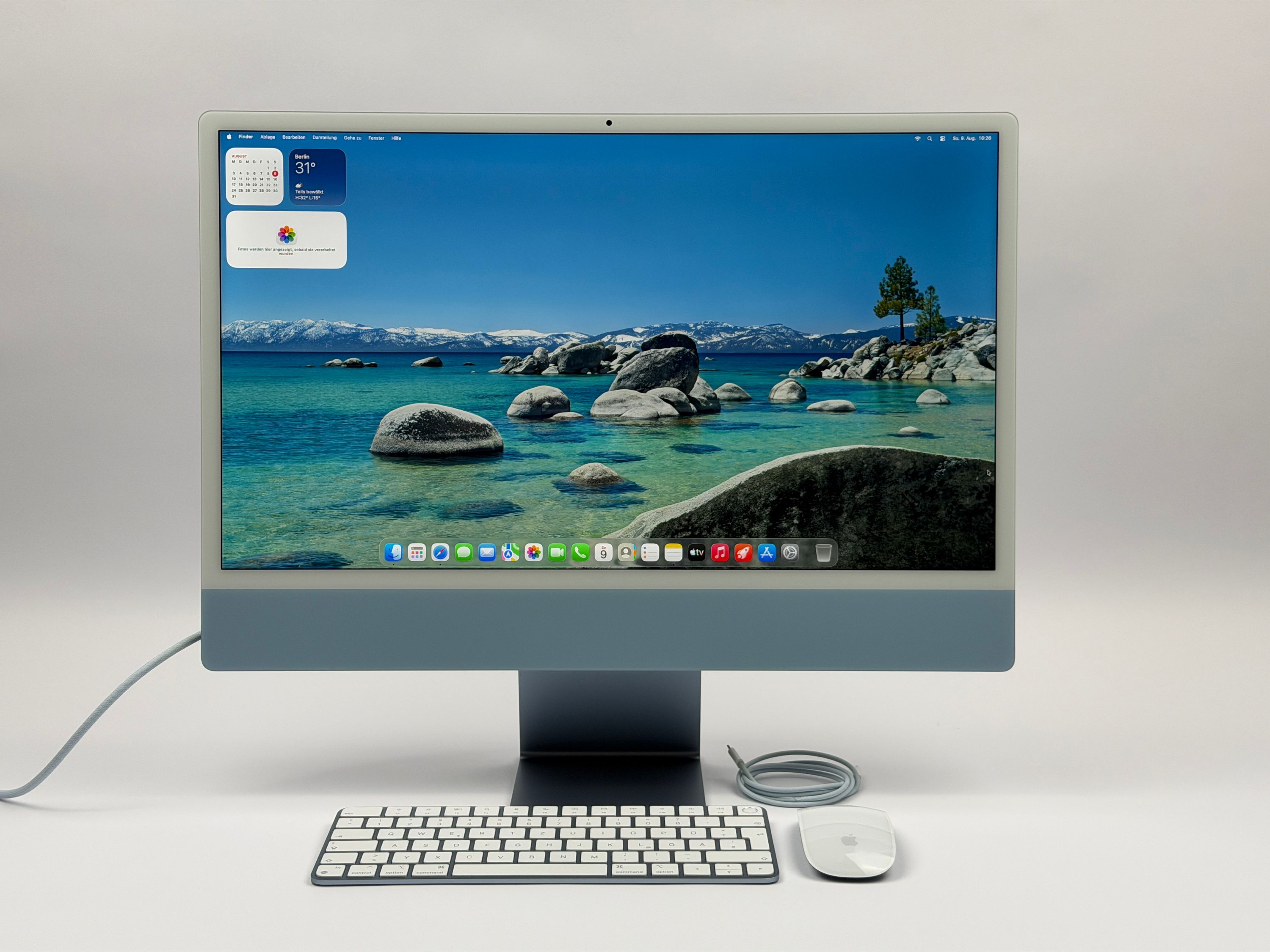Apple iMac 24" M3 8-Core CPU 10-Core GPU 8GB RAM 256 GB SSD BLAU 2023