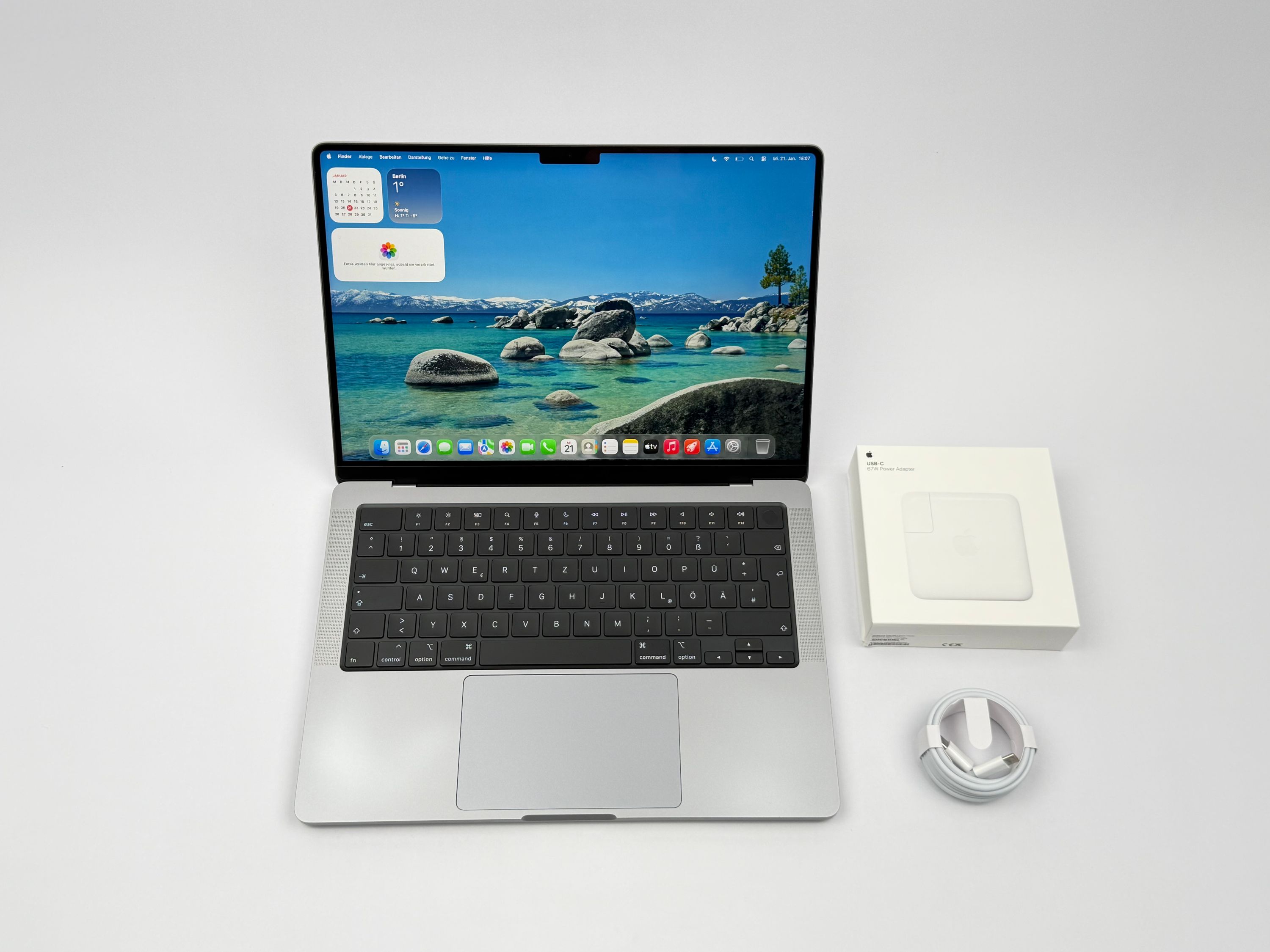 Apple MacBook Pro 14“ M1 PRO 8C CPU 14C GPU 512 GB SSD 16 GB Ram 2021 SPACE GREY