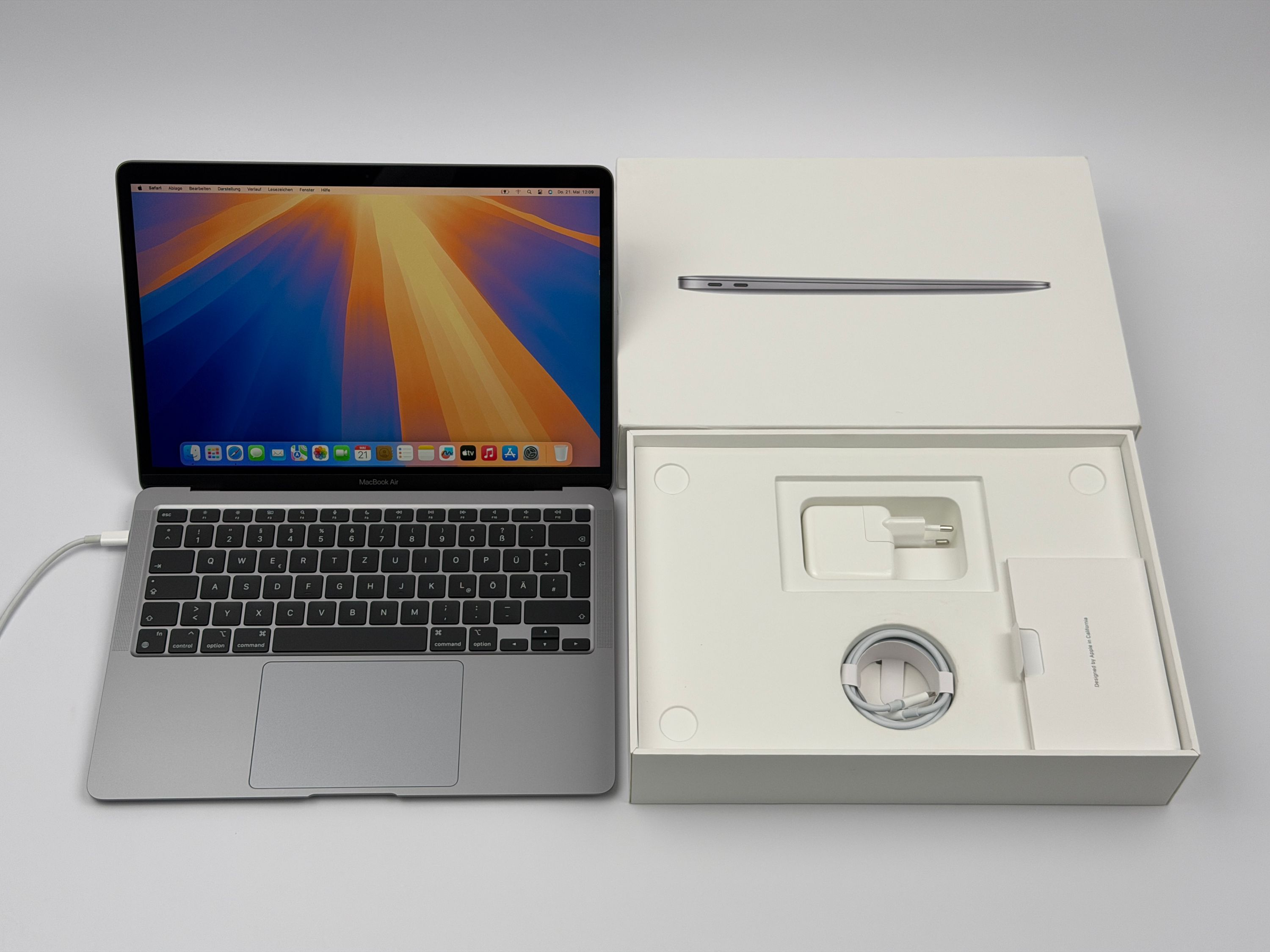 Apple MacBook Air 13,3“ M1 8C CPU 7C GPU 256 GB SSD 8 GB Ram 2020 space grey DEFEKT