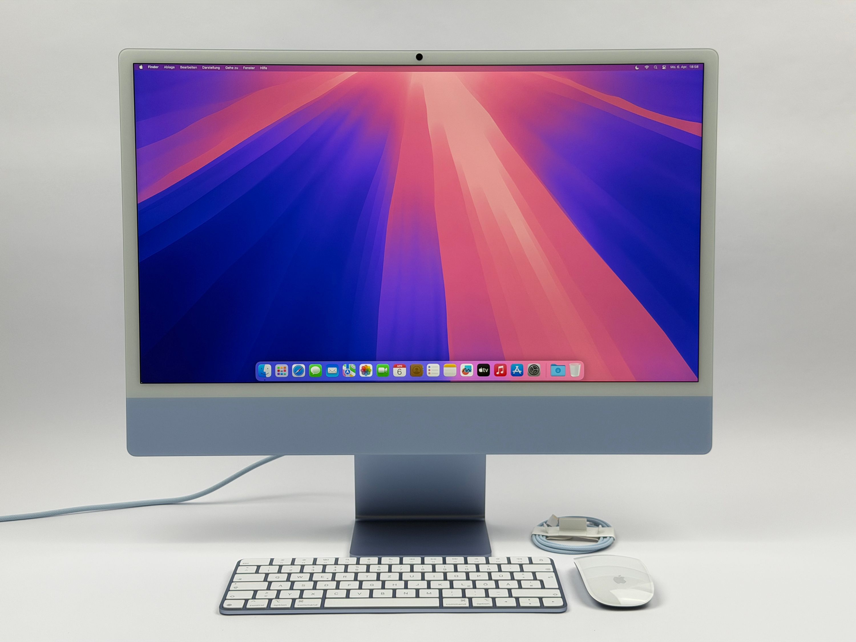 Apple iMac 24" M4 8-Core CPU 8-Core GPU 16 GB RAM 256 GB SSD BLAU 2024