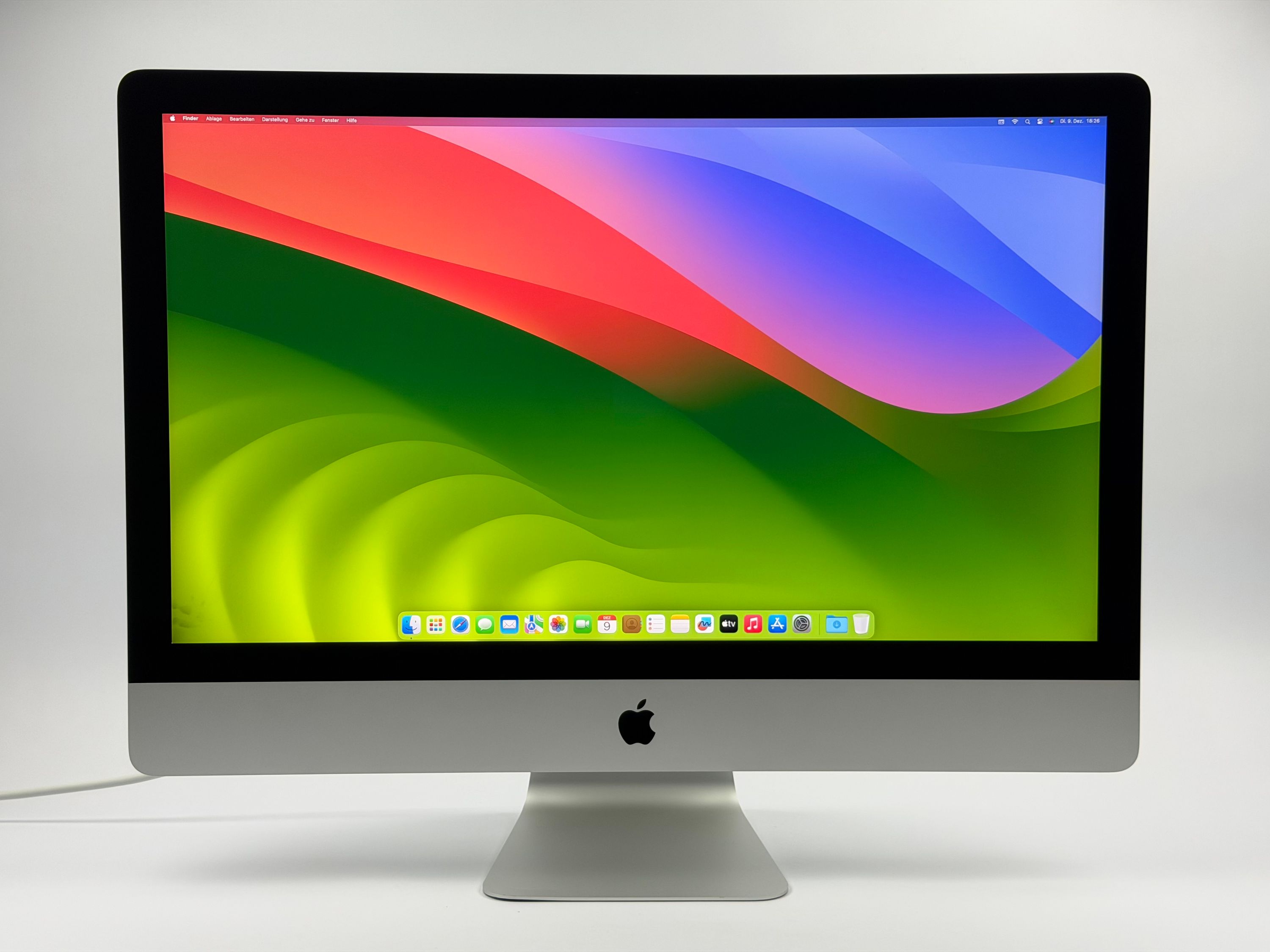 Apple iMac Retina 5K 27“ 10-Core i9 3,6 Ghz 64 GB Ram 2 TB SSD RP 5700 XT SILBER 2020