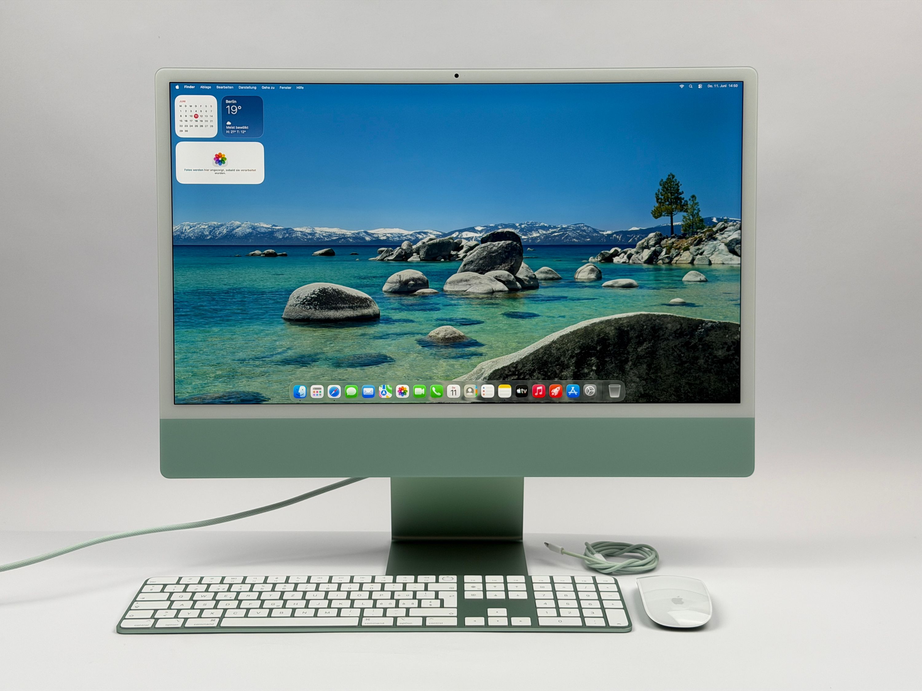Apple iMac 24" M1 8-Core CPU 8-Core GPU 16 GB RAM 256 GB SSD Grün