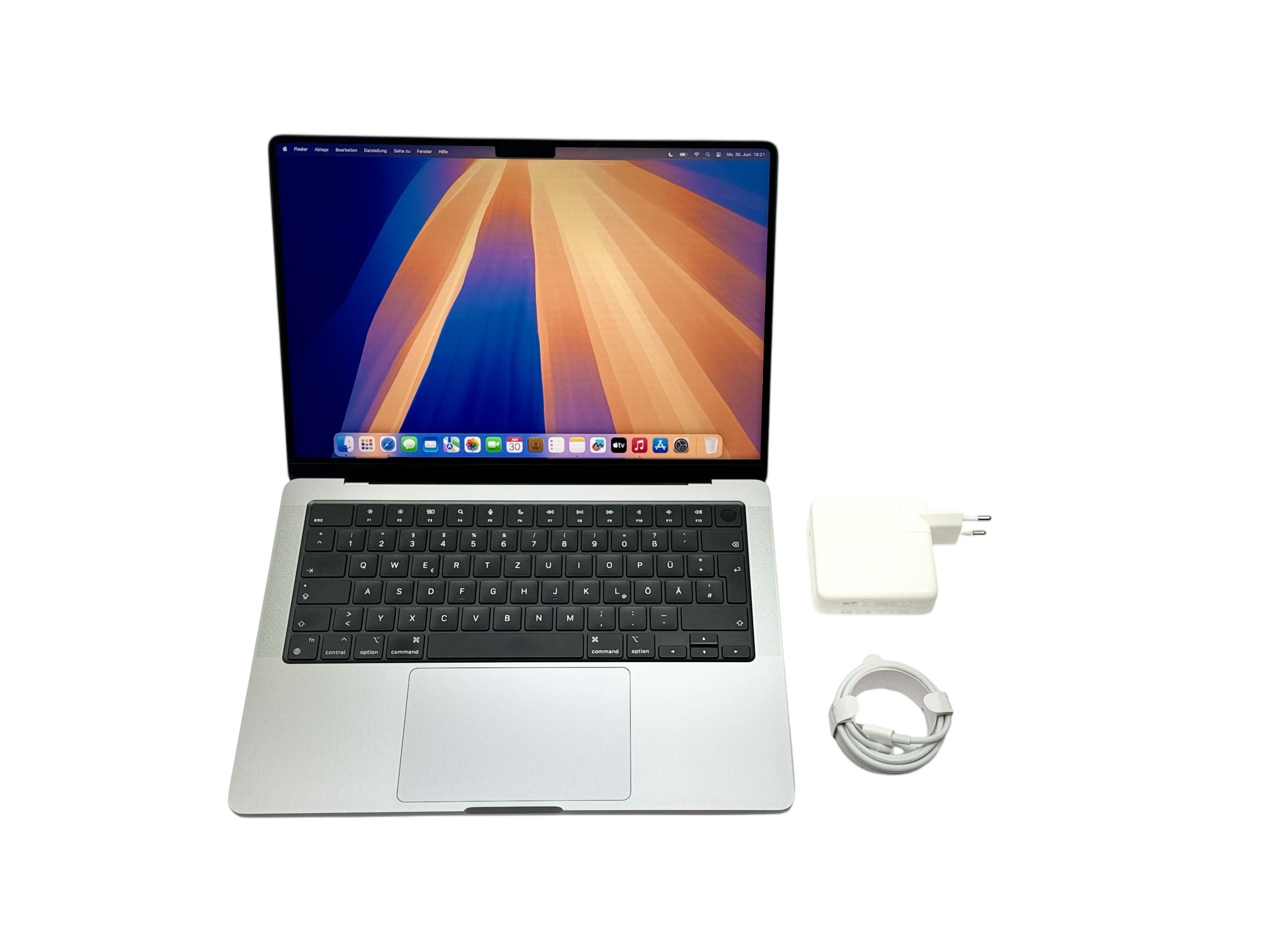 Apple MacBook Pro 14“ M1 PRO 8C CPU 14C GPU 1 TB SSD 32 GB Ram 2021 SPACE GREY