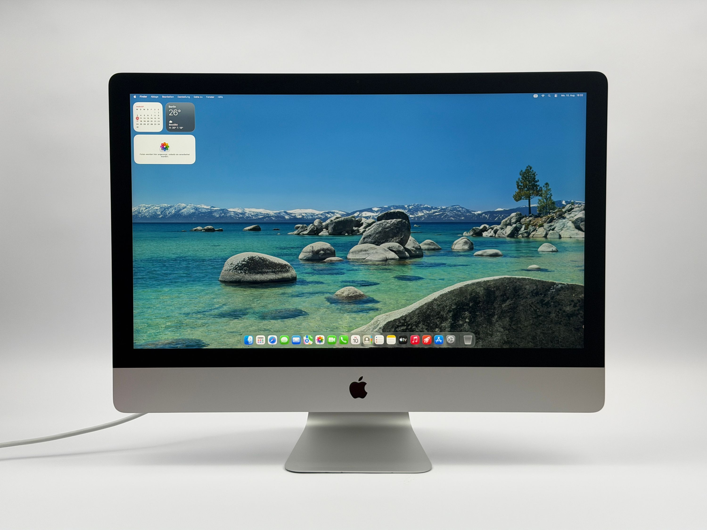 Apple iMac Retina 5K 27“ 6-Core i5 3,1 Ghz 16 GB Ram 256 GB SSD RP 5300 SILBER 2020