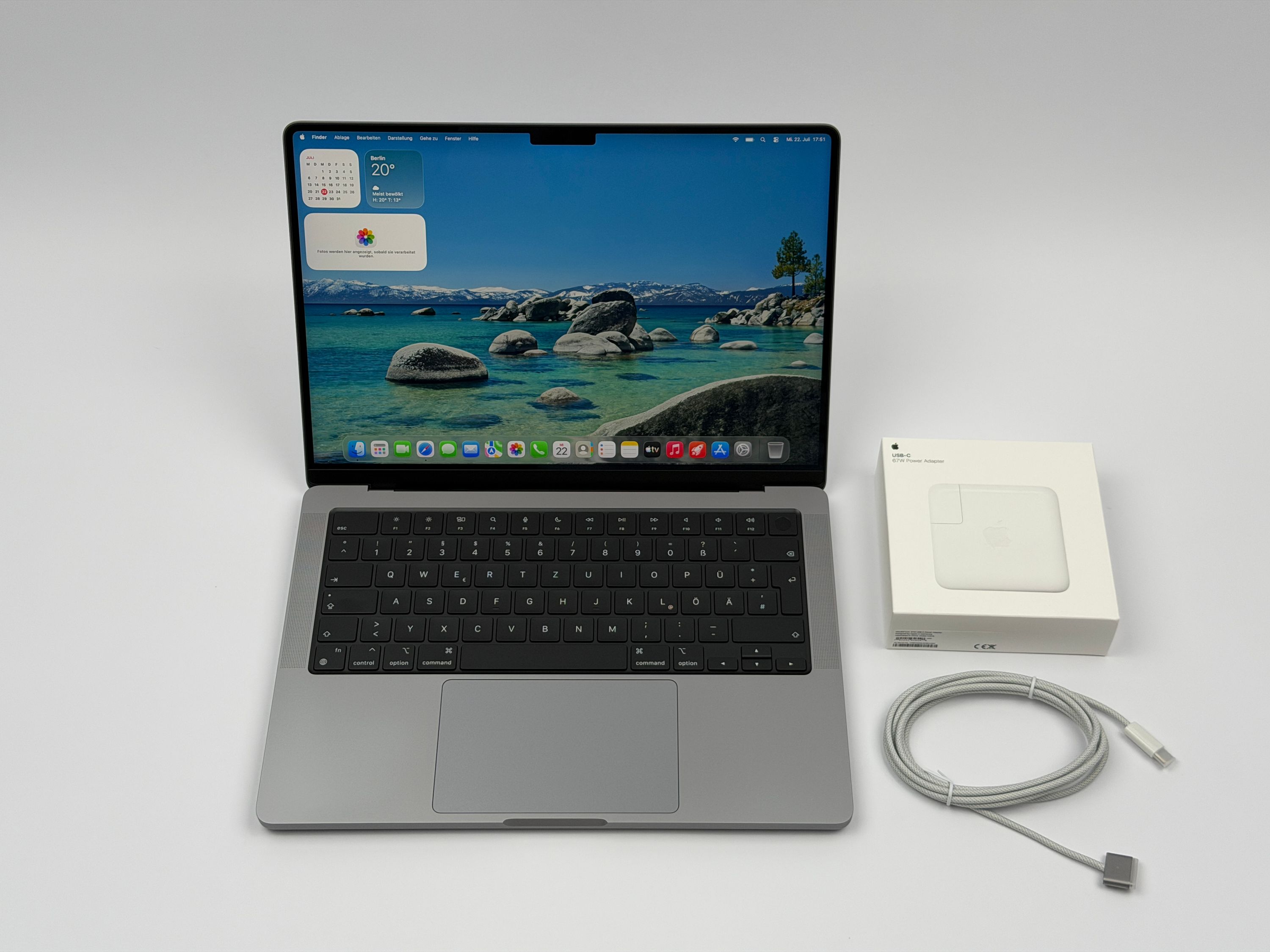 Apple MacBook Pro 14“ M1 PRO 10C CPU 16C GPU 1 TB SSD 16 GB Ram 2021 SPACE GREY