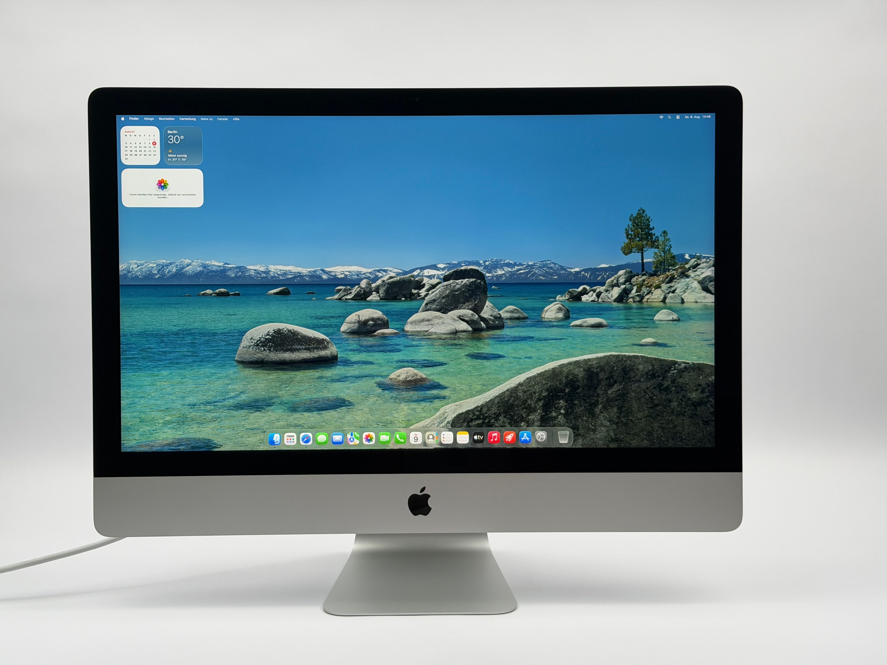 Apple iMac Retina 5K 27“ 6-Core i5 3,3 Ghz 16 GB Ram 512 GB SSD RP 5300 SILBER 2020
