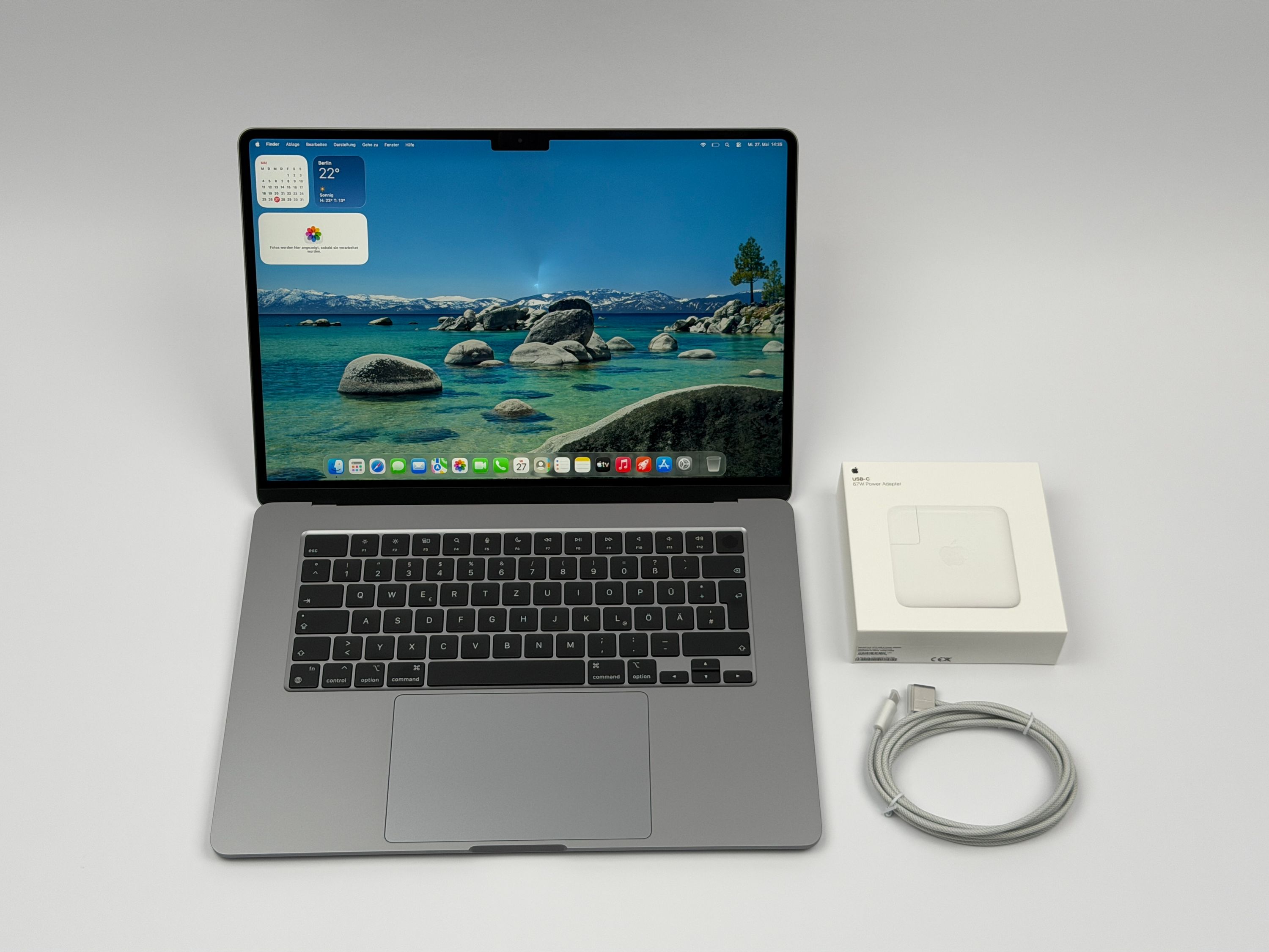 Apple MacBook Air 15,3“ M2 8C CPU 10C GPU 512 GB SSD 16 GB 2023 Space Grey Teildefekt
