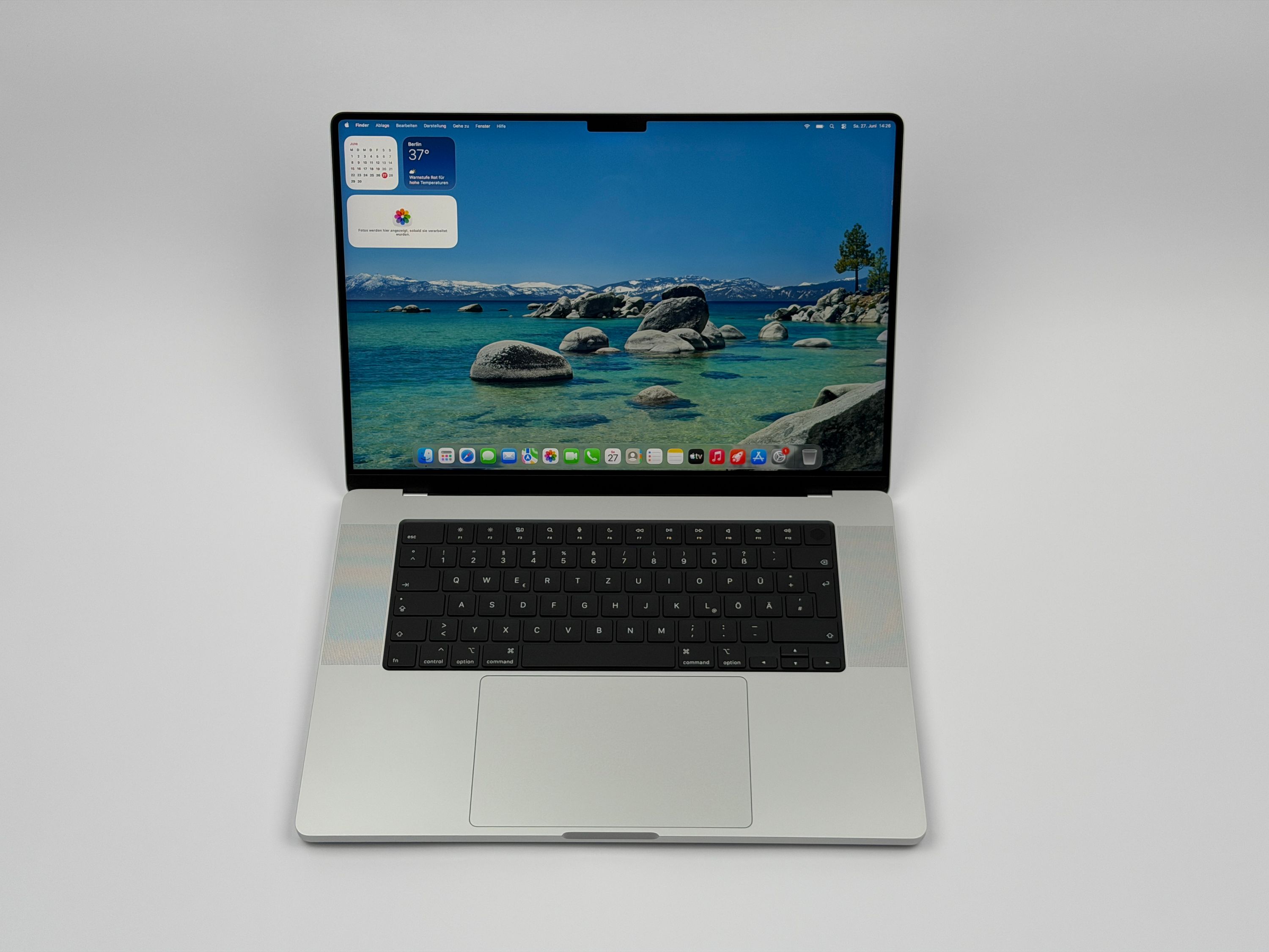 Apple MacBook Pro 16“ M1 MAX 10C CPU 24C GPU 512 GB SSD 32 GB Ram 2021 SILBER