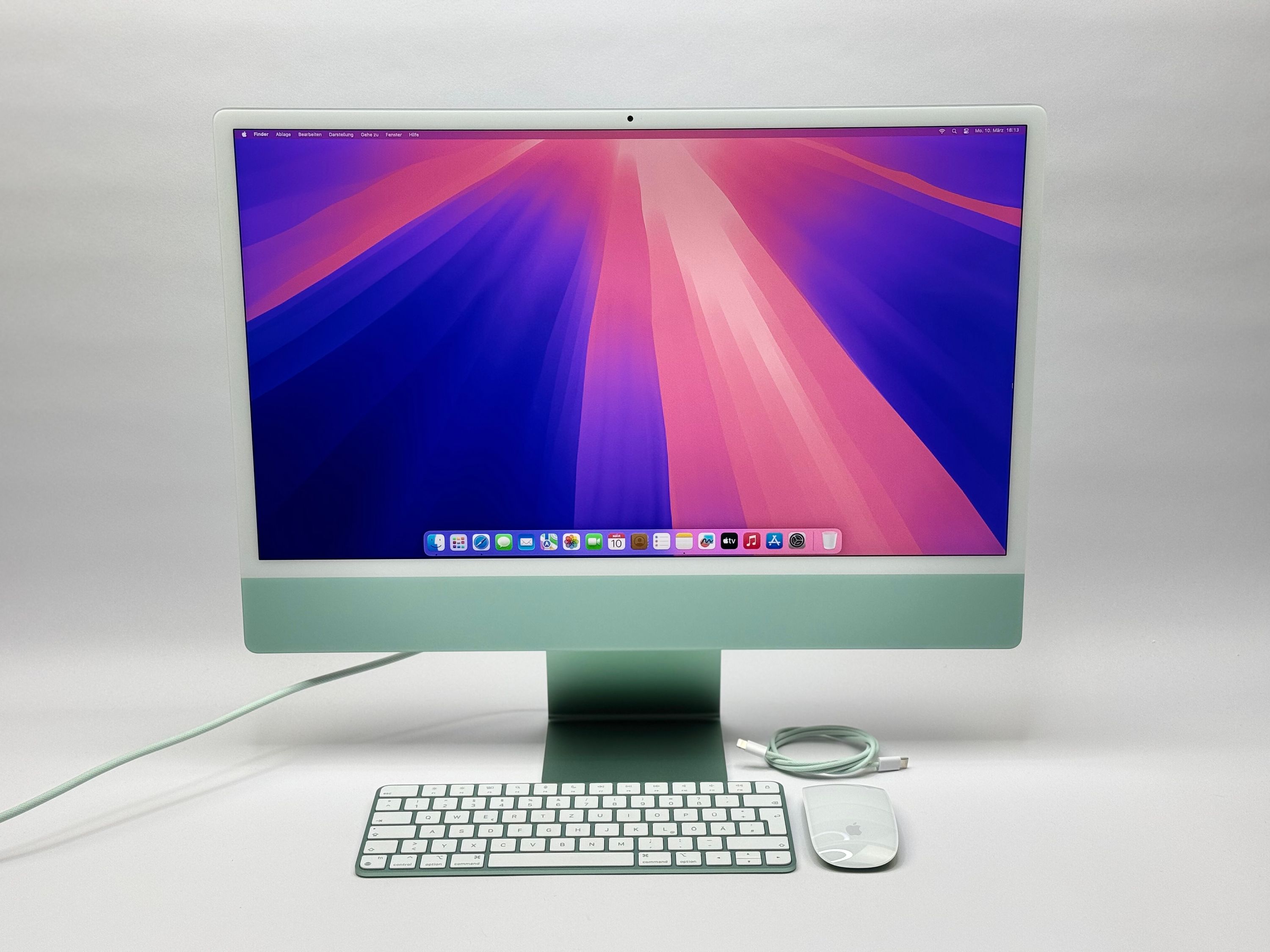 Apple iMac 24“ M1 8-Core CPU 7-Core GPU 8GB RAM 256 GB SSD Grün