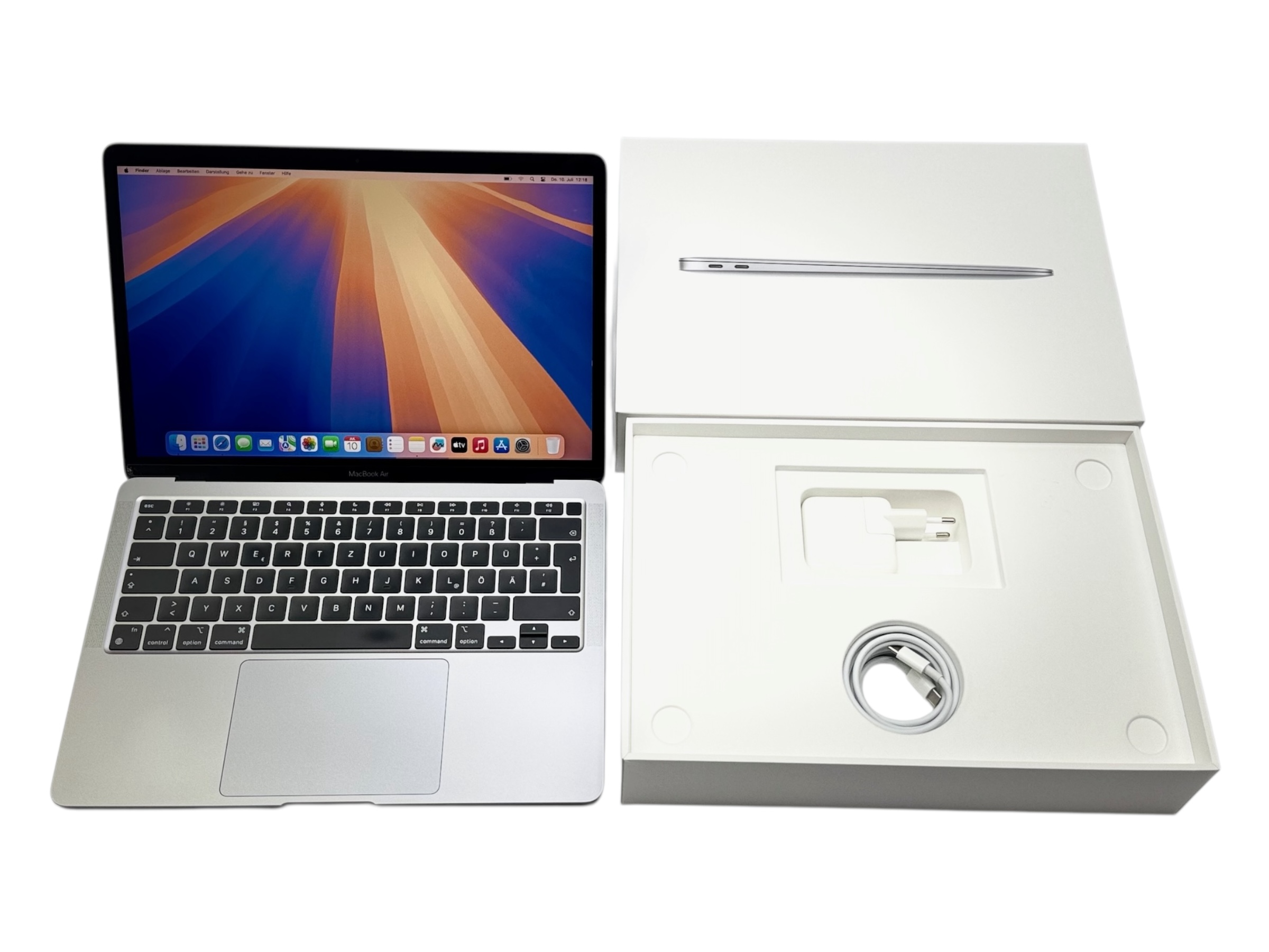 Apple MacBook Air 13,3“ M1 8C CPU 7C GPU 256 GB SSD 8 GB Ram 2020 