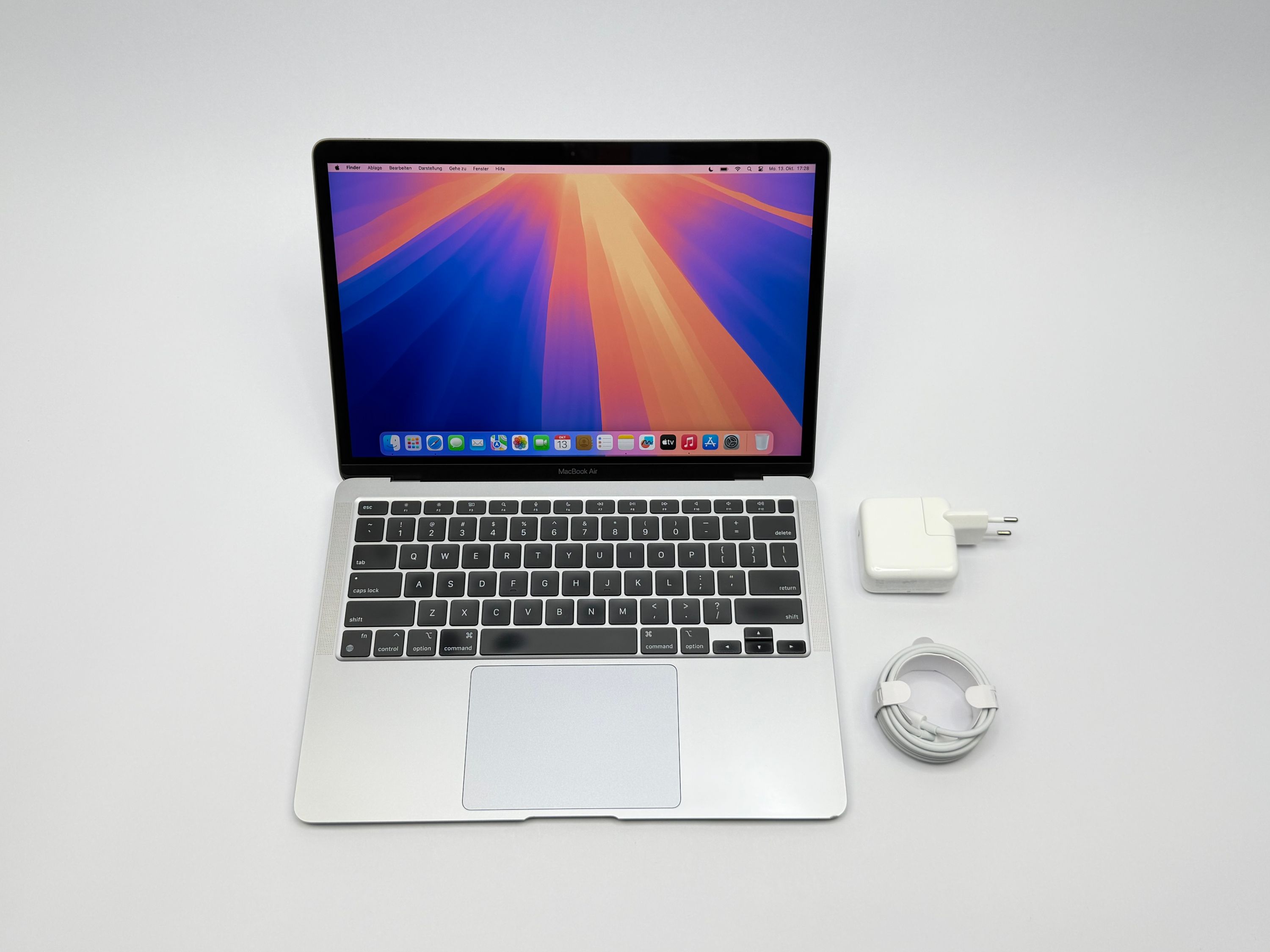 Apple MacBook Air 13,3“ M1 8C CPU 7C GPU 256 GB SSD 16 GB Ram 2020 Space Grey QWERTY