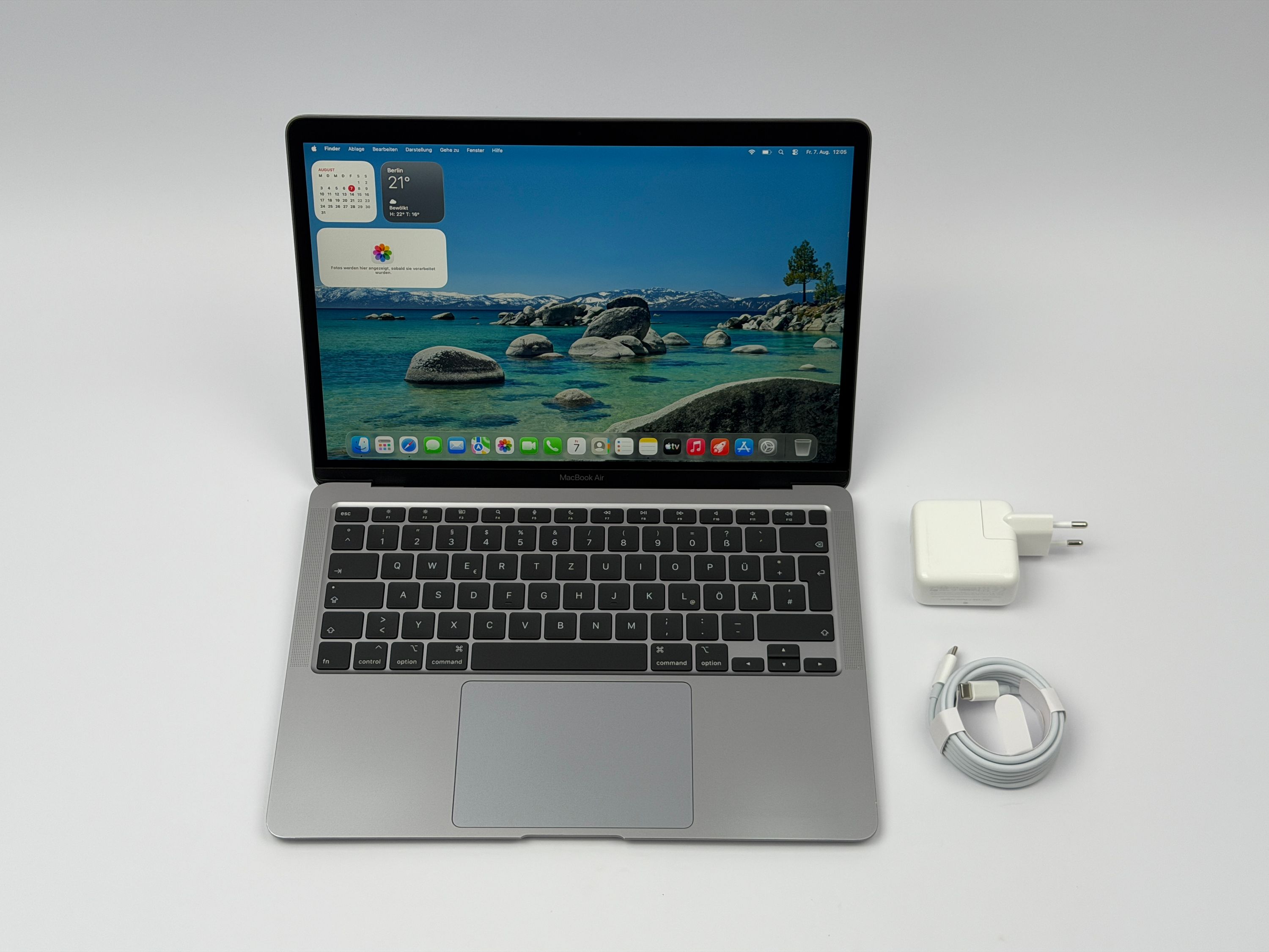 Apple MacBook Air 13,3“ M1 8C CPU 7C GPU 512 GB SSD 16 GB Ram 2020 SPACE GREY