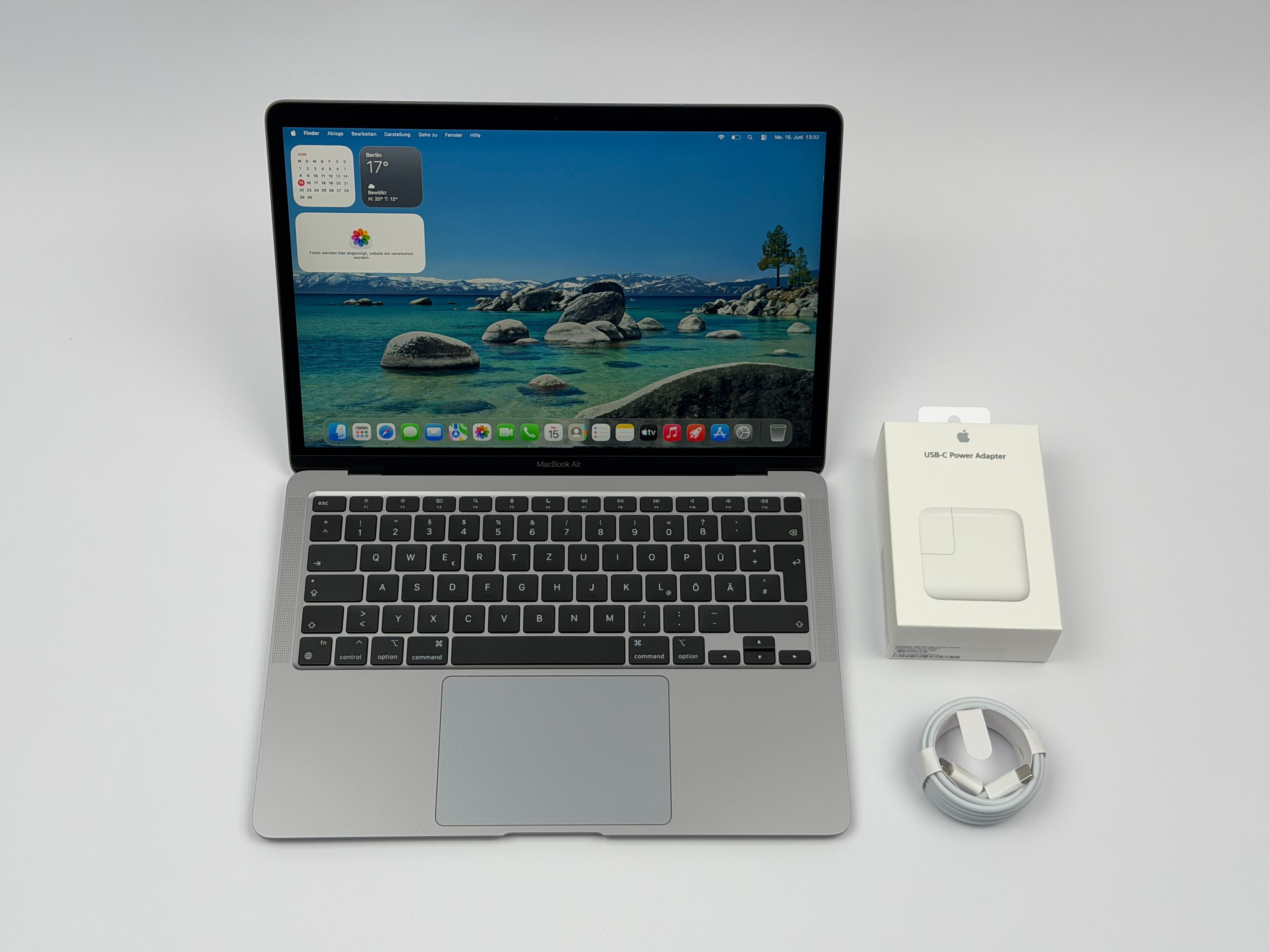 Apple MacBook Air 13,3“ M1 8C CPU 7C GPU 256 GB SSD 8 GB Ram 2020 space grey