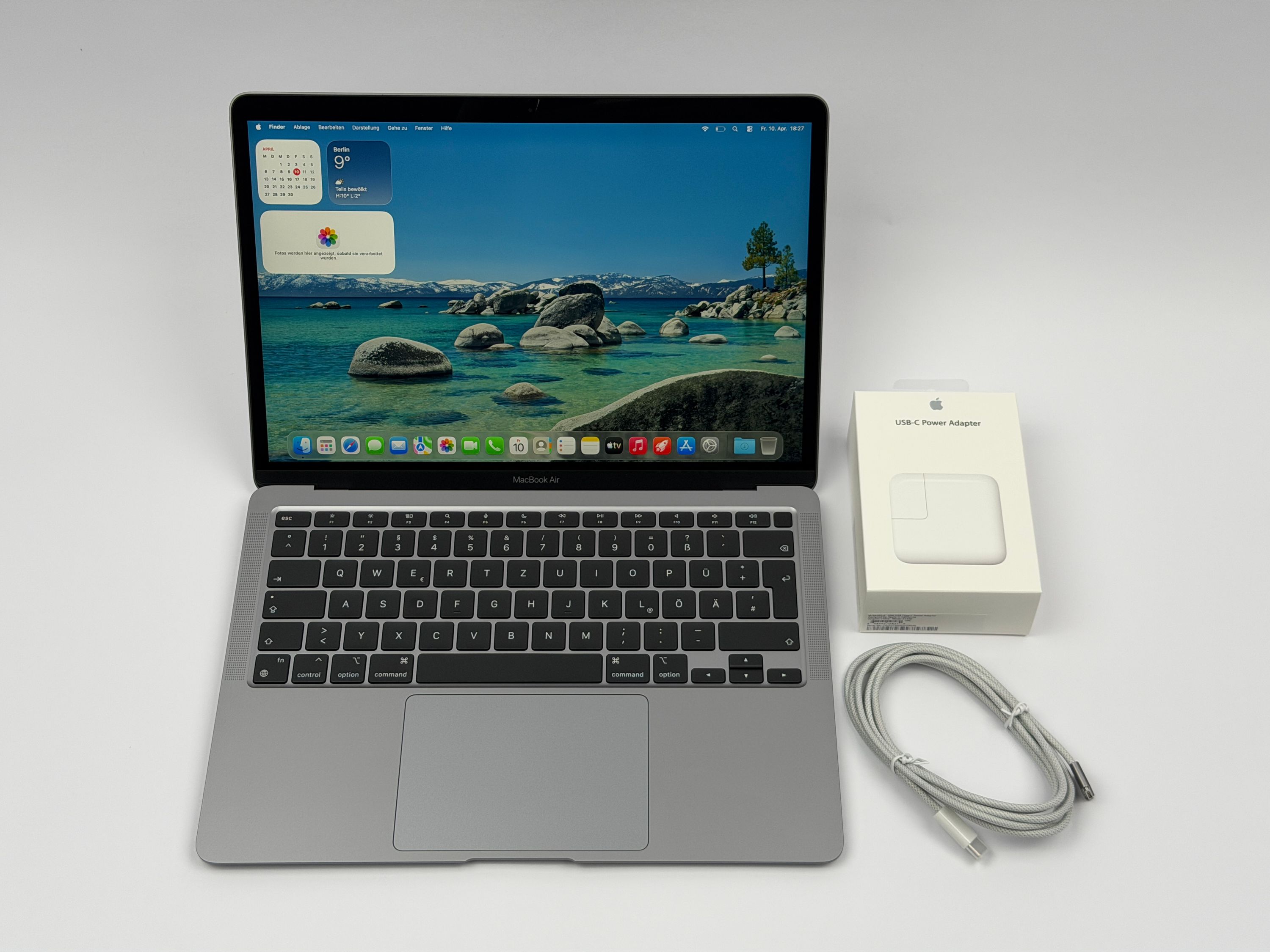 Apple MacBook Air 13,3“ M1 8C CPU 7C GPU 256 GB SSD 16 GB Ram 2020 Space Grey