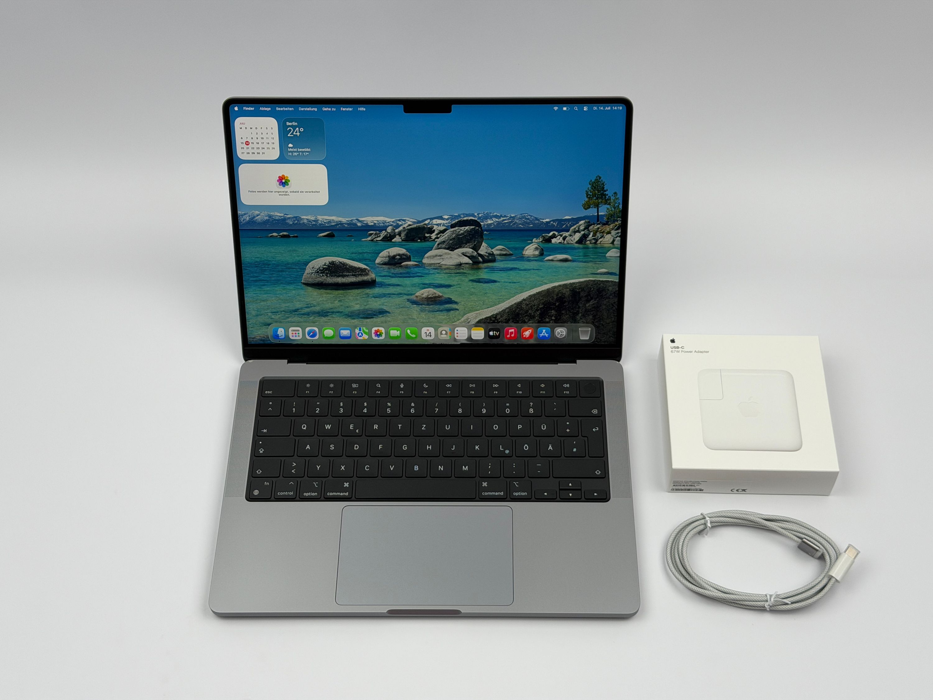 Apple MacBook Pro 14“ M2 PRO 10C CPU 16C GPU 512 GB SSD 16 GB Ram 2023 SPACE GREY