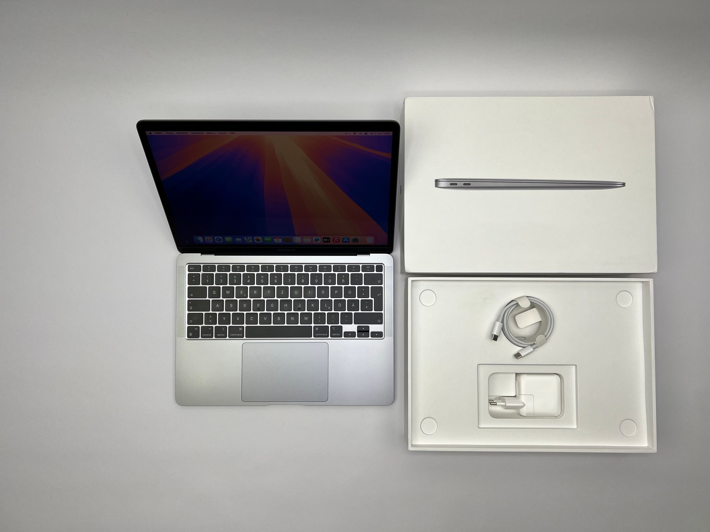 Apple MacBook Air 13,3“ M1 8C CPU 7C GPU 512 GB SSD 16 GB Ram 2020 SPACE GREY