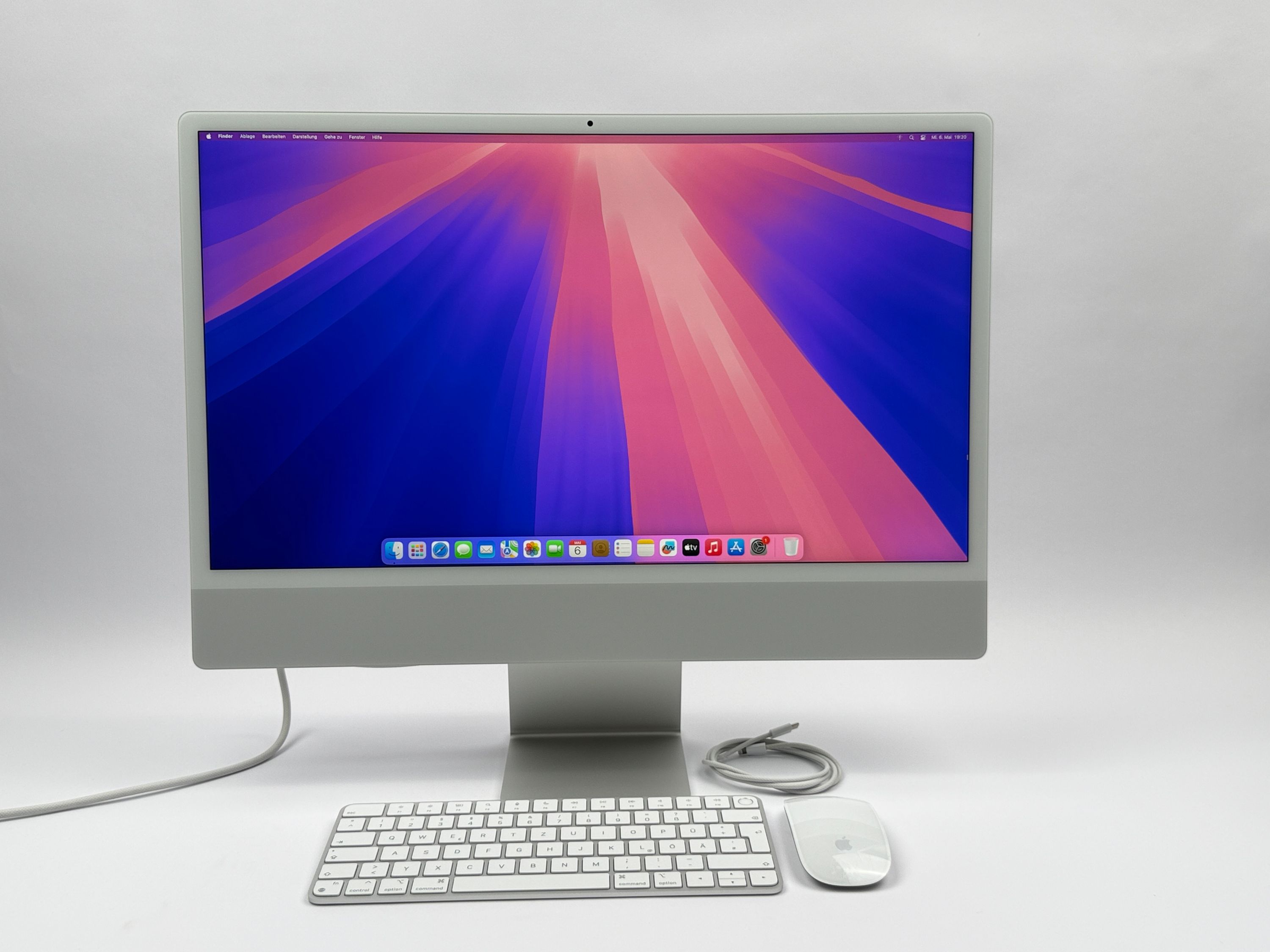 Apple iMac 24" M1 8-Core CPU 8-Core GPU 16 GB RAM 2 TB SSD silber 2021