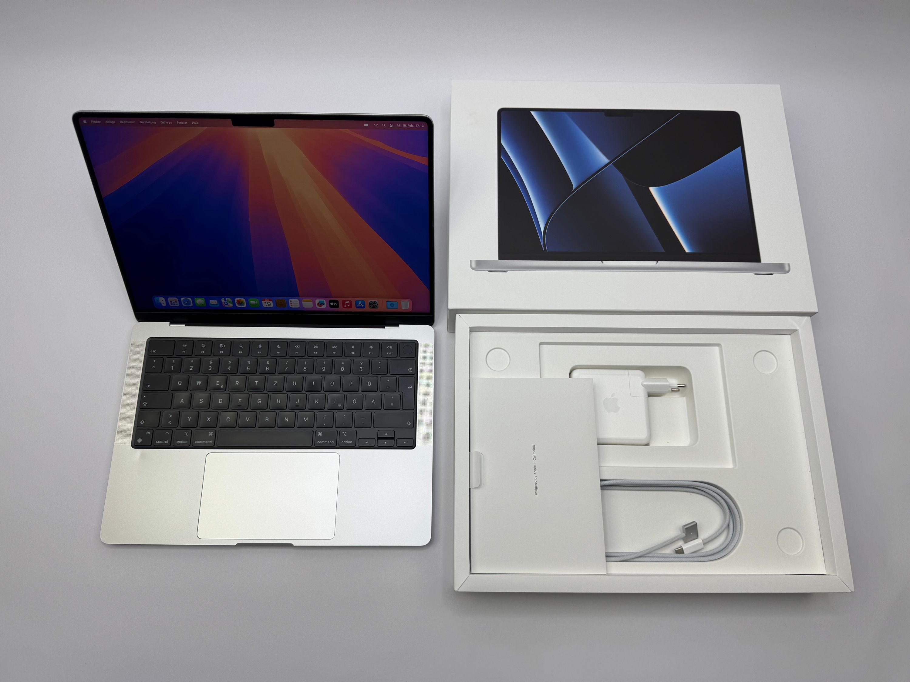Apple MacBook Pro 14“ M2 PRO 10C CPU 16C GPU 512 GB SSD 16 GB Ram 2023 SILBER