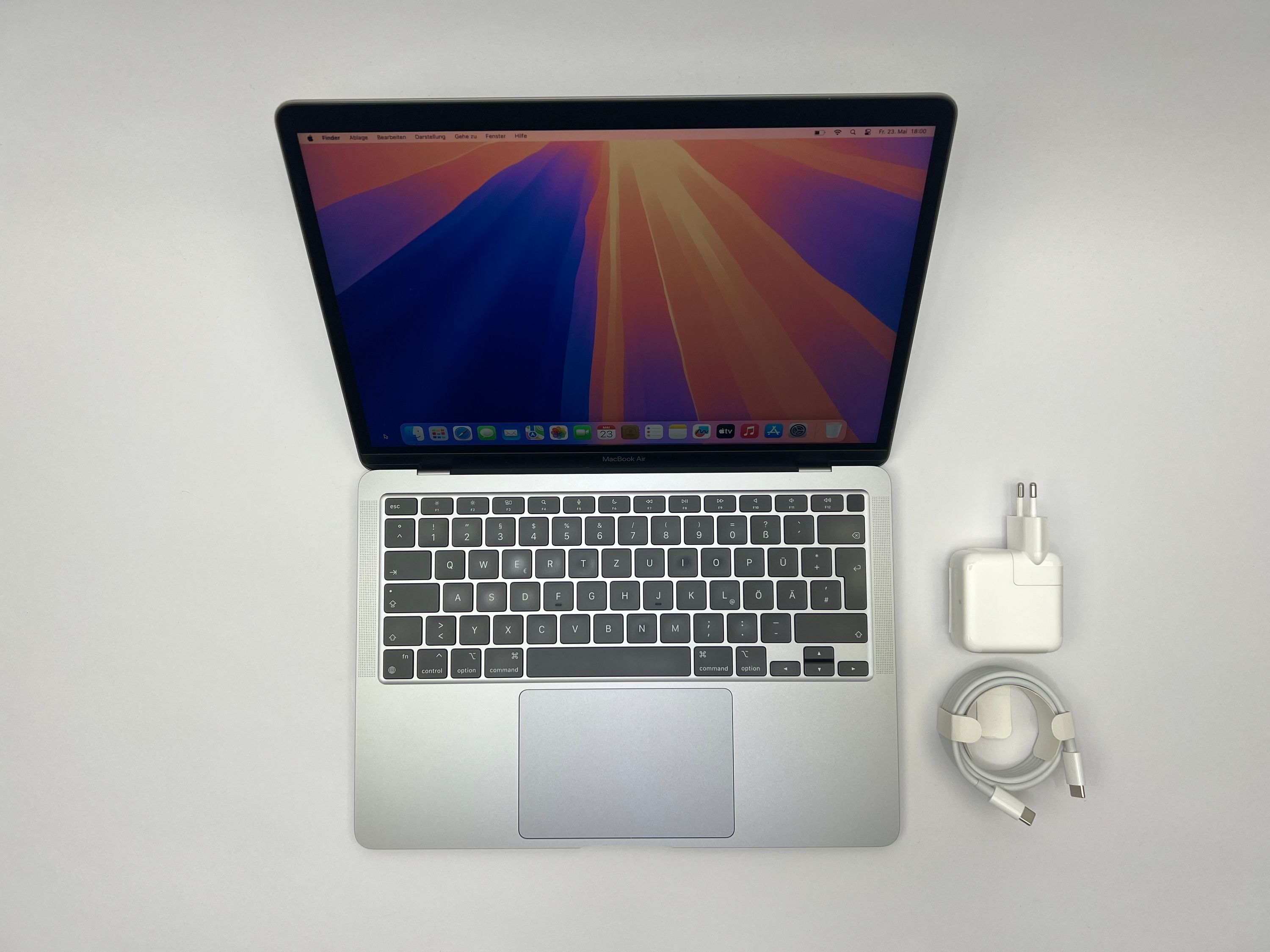 Apple MacBook Air 13,3“ M1 8C CPU 7C GPU 512 GB SSD 16 GB Ram 2020 SPACE GREY