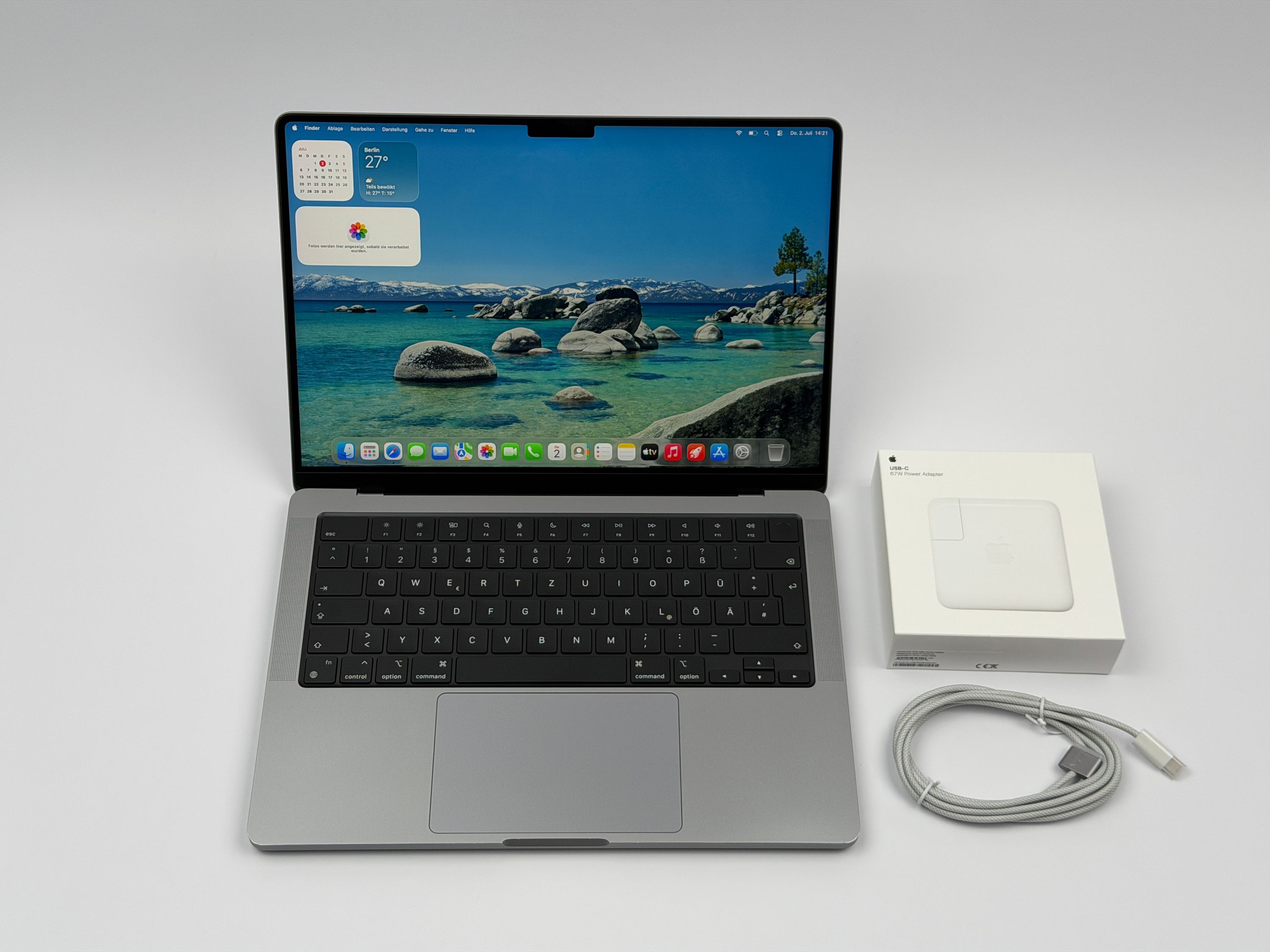 Apple MacBook Pro 14“ M2 PRO 10C CPU 16C GPU 512 GB SSD 16 GB Ram 2023 SPACE GREY
