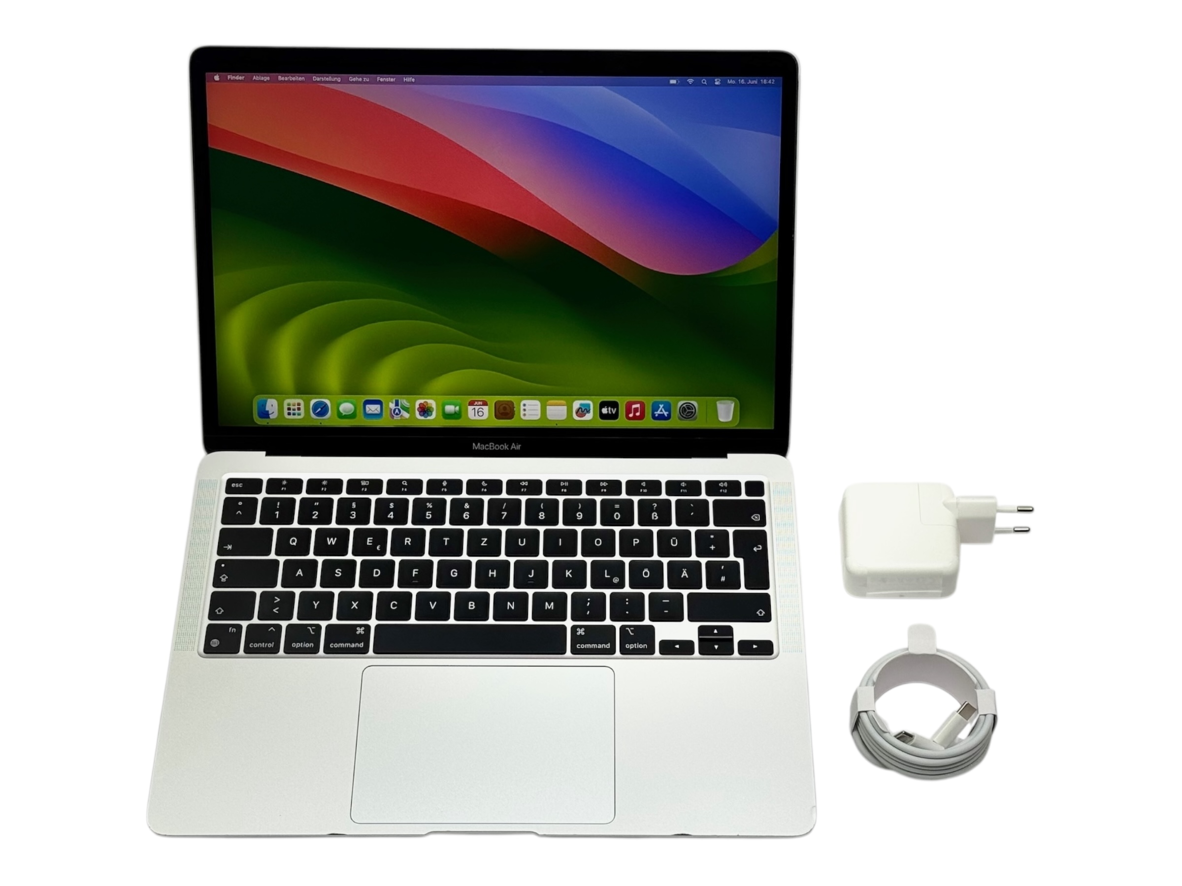 Apple MacBook Air 13,3“ M1 8C CPU 8C GPU 512 GB SSD 16 GB Ram 2020 Silber