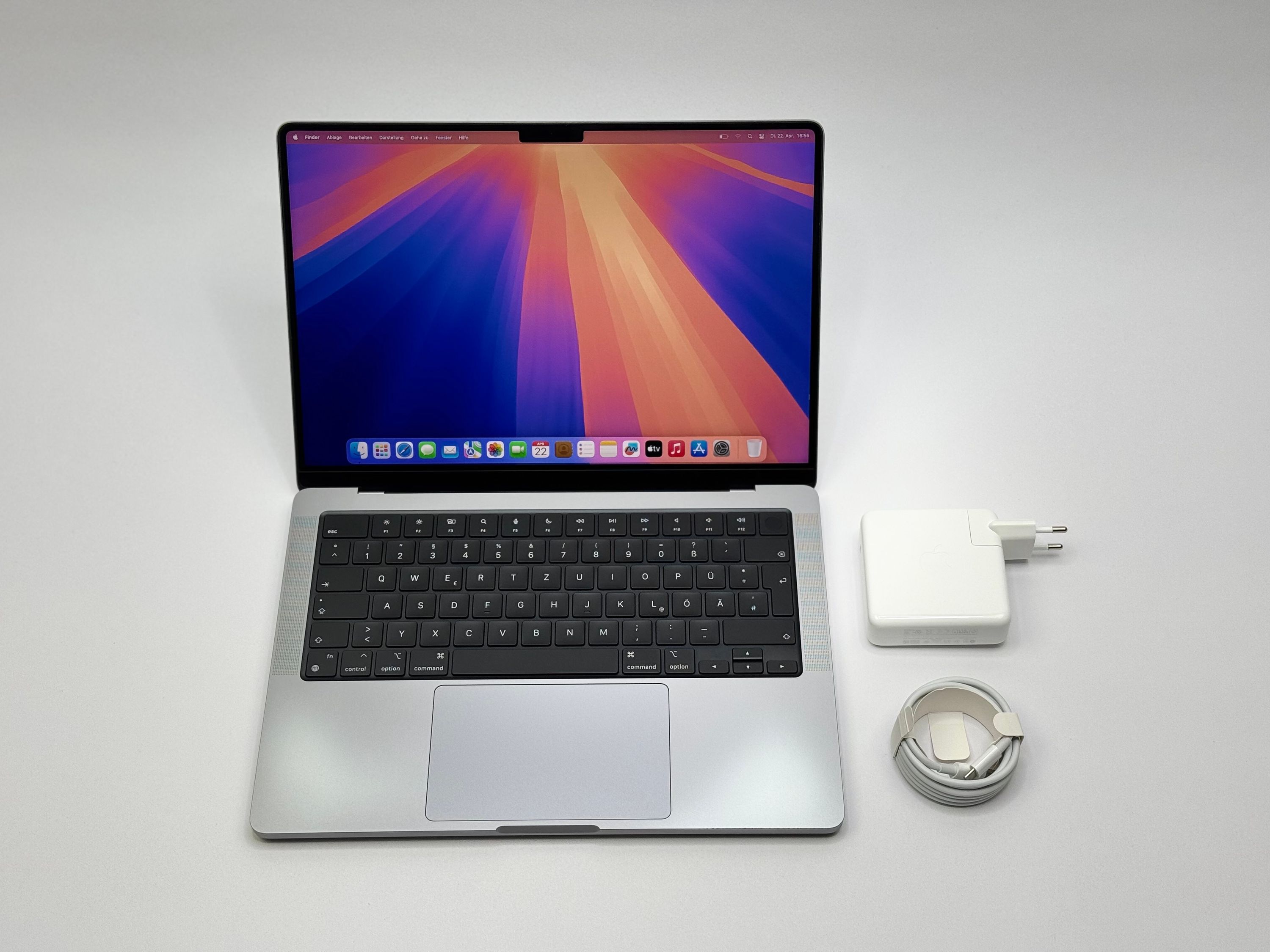 Apple MacBook Pro 14“ M1 PRO 10C CPU 16C GPU 1 TB SSD 32 GB Ram 2021 SPACE GREY